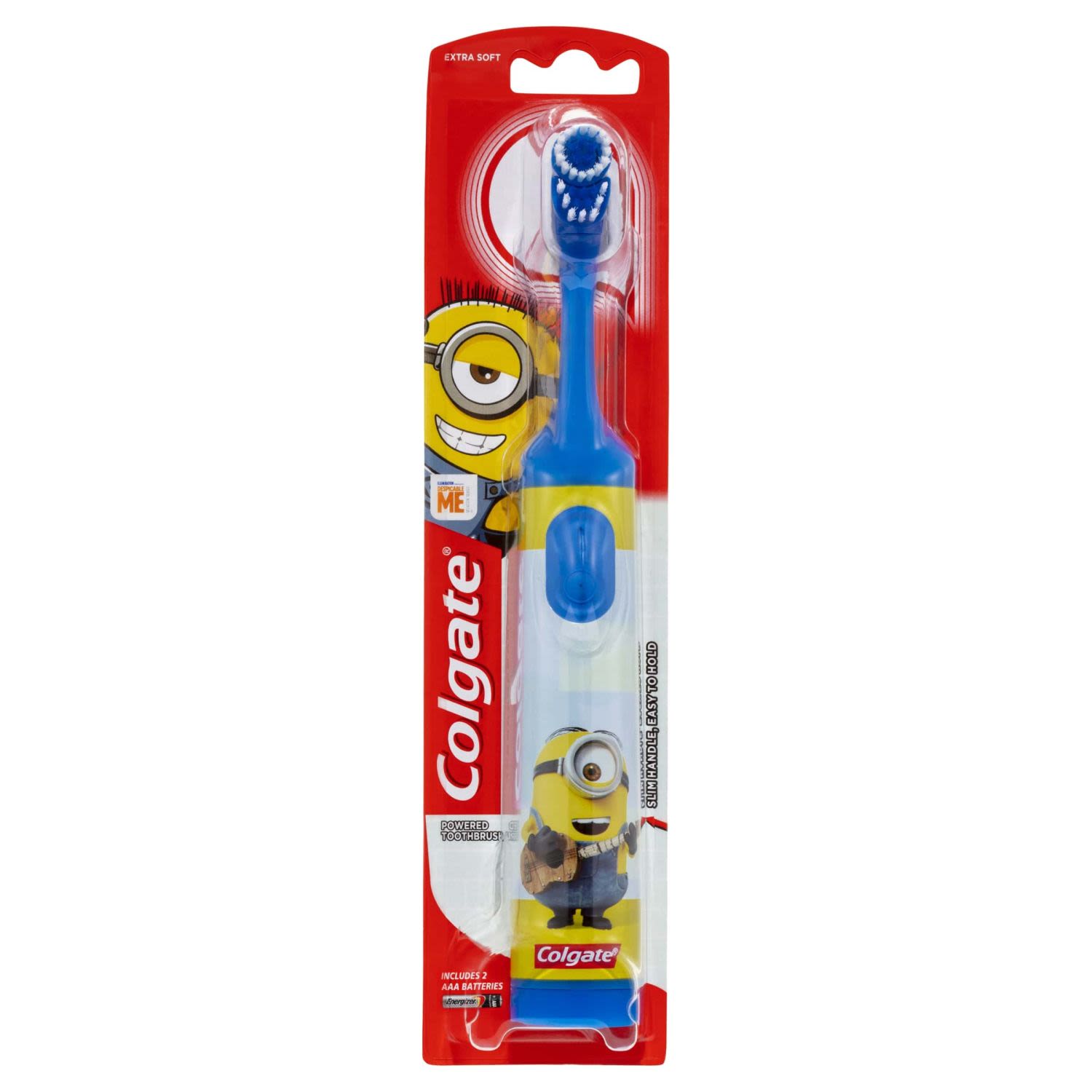 Colgate Kids Minions Battery Powered Toothbrush Extra Soft Bristles 3+ Years, 1 Each