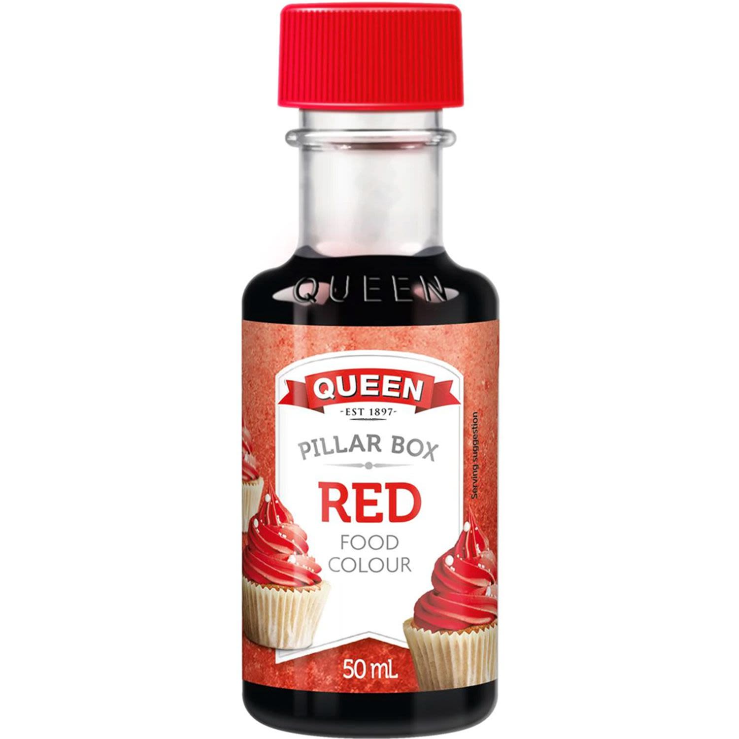 Queen Pillar Box Red Food Colour, 50 Millilitre