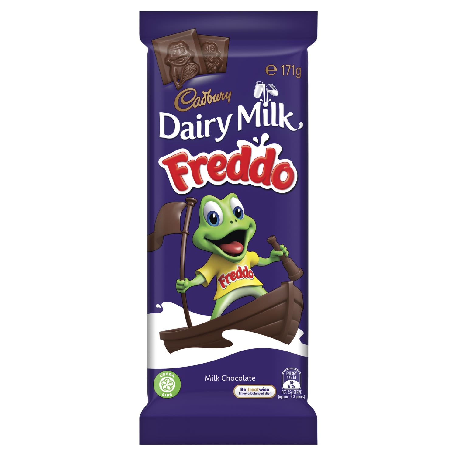 Cadbury Dairy Milk Freddo Milk Chocolate Block, 171 Gram