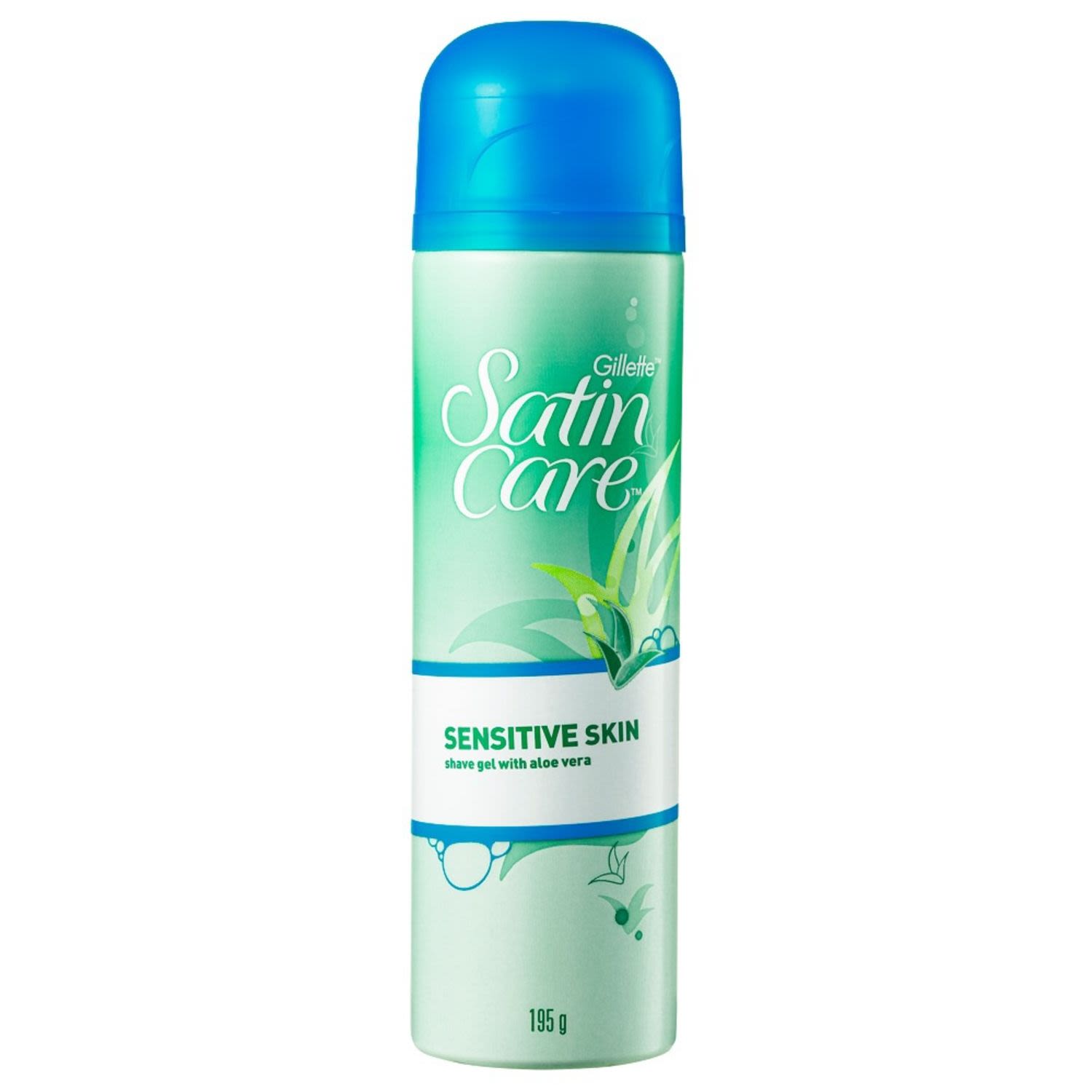 Gillette Venus Satin Care Shaving Gel Sensitive Skin, 195 Gram