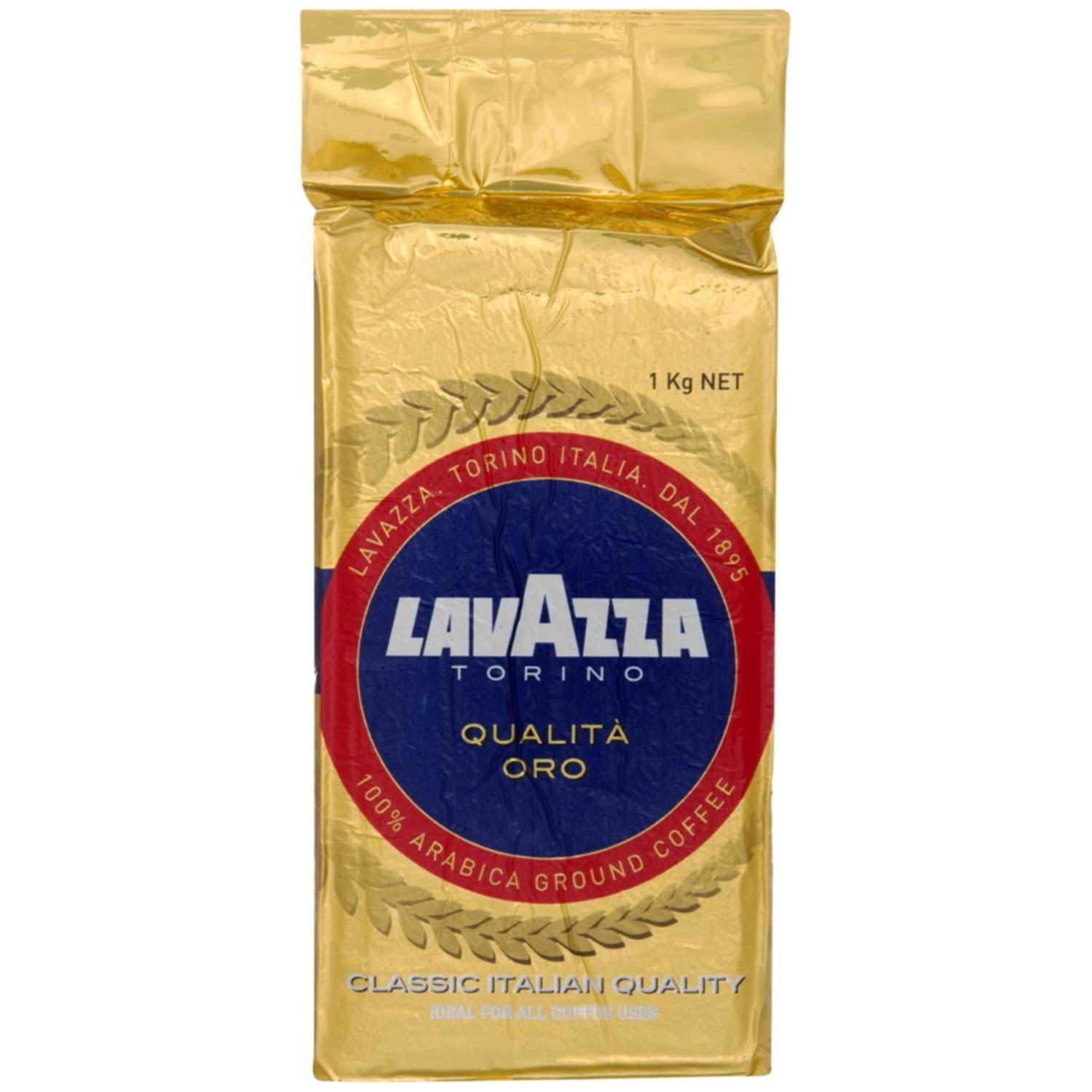Lavazza Qualita Oro Ground Coffee, 1 Kilogram