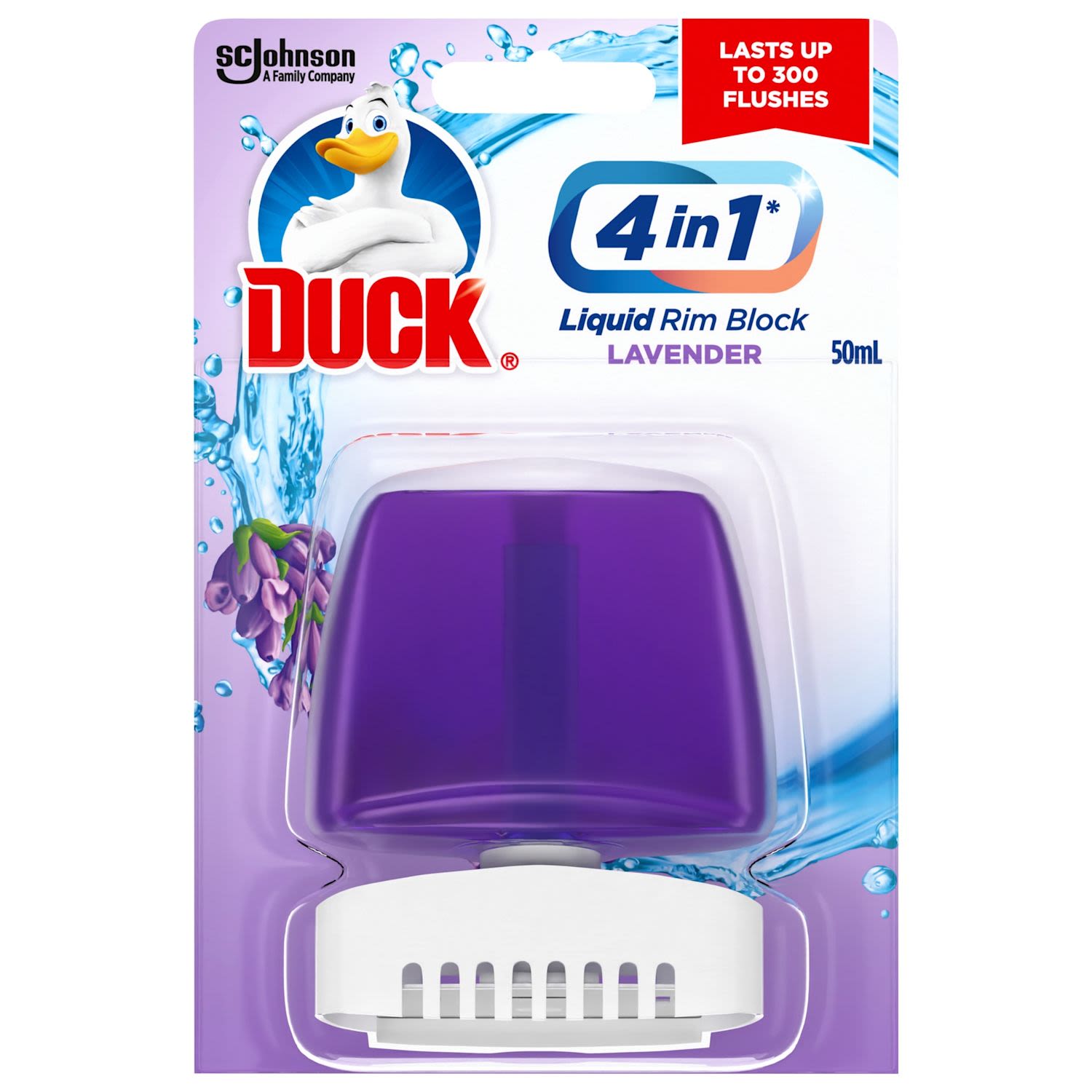 Duck Under The Rim Liquid Toilet Cleaner Lavender