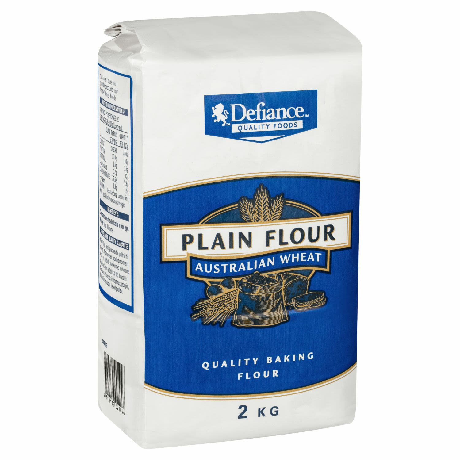 Defiance Plain Flour, 2 Kilogram