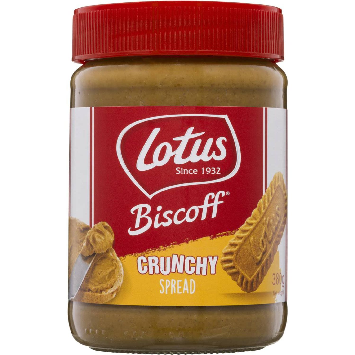 Lotus Biscoff Crunchy Spread, 380 Gram