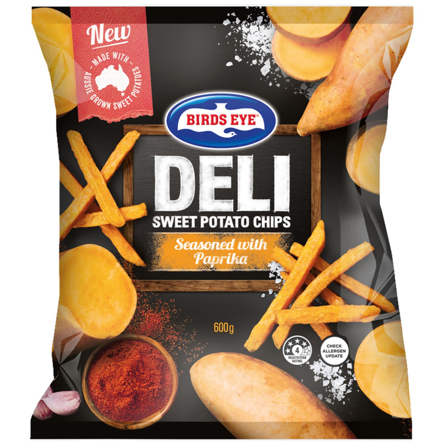 Birds Eye Deli Sweet Potato Chips, 600 Gram