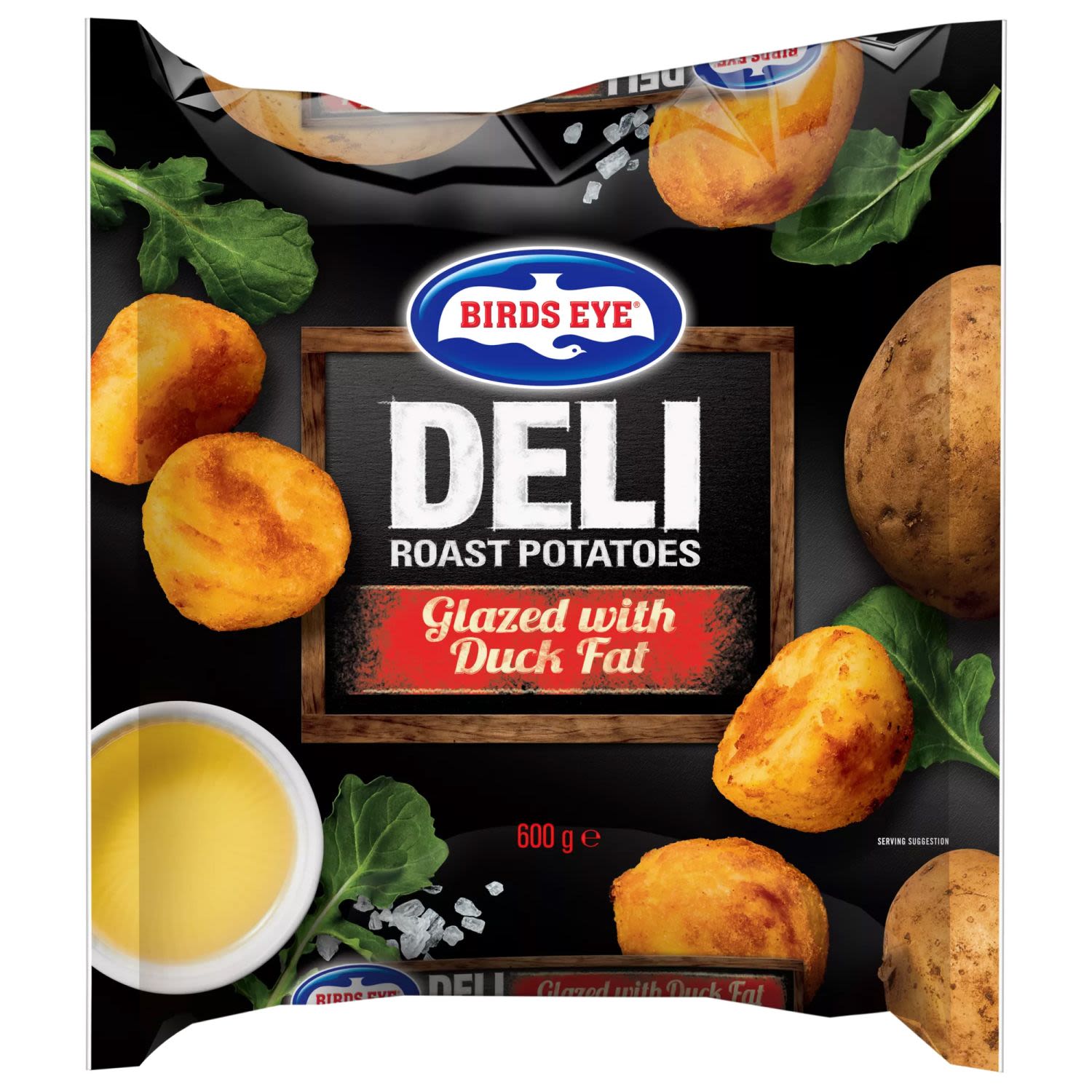 Birds Eye Deli Roast Duck Fat Potatoes Fat, 600 Gram