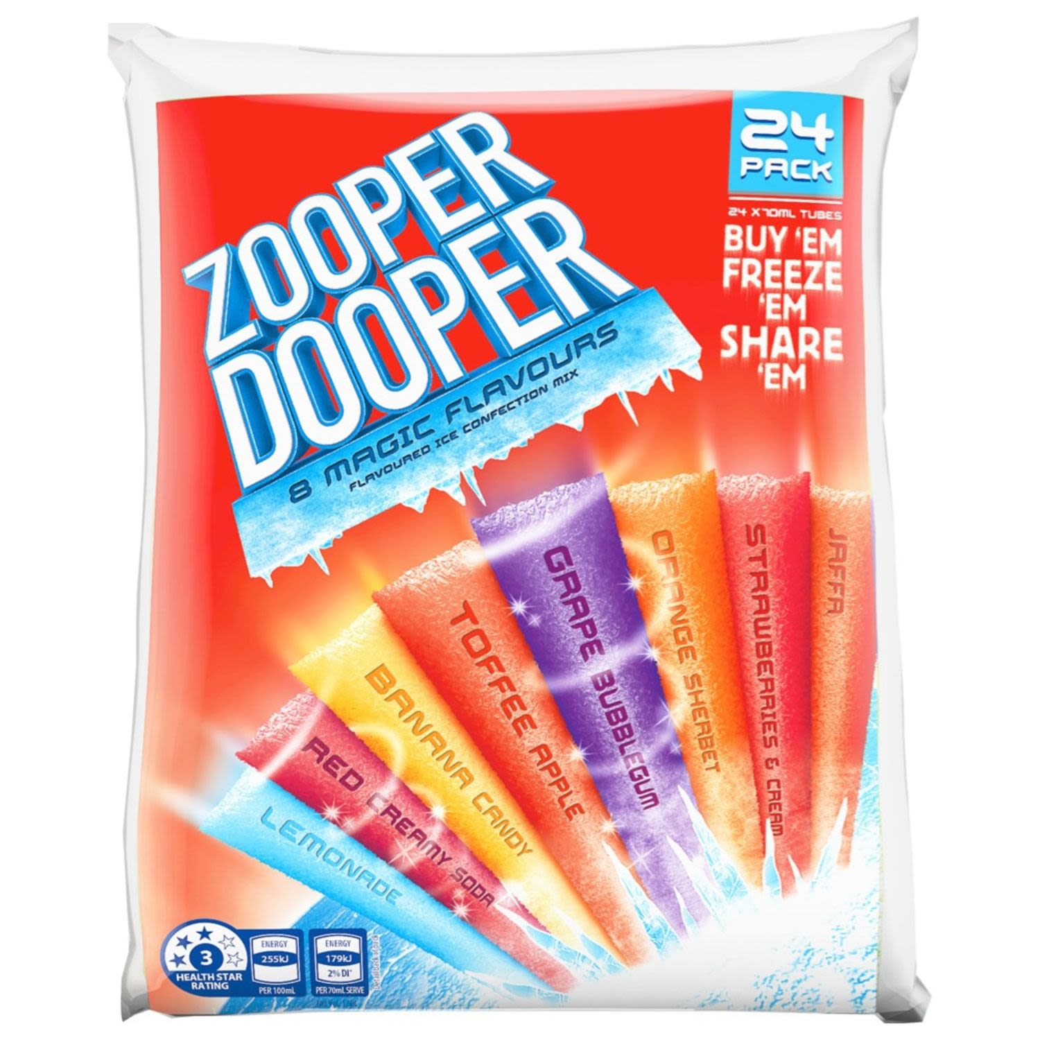 Zooper Dooper Magic, 24 Each