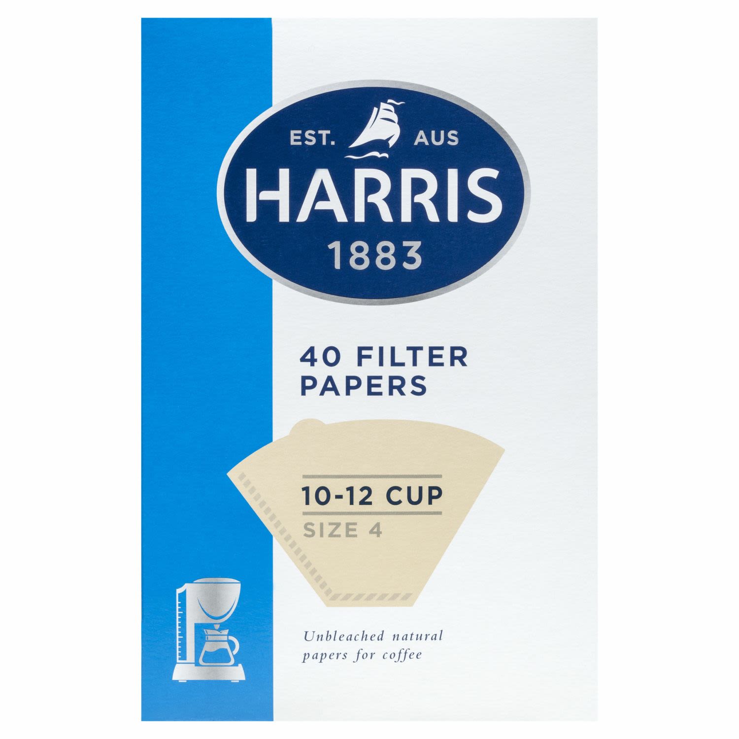 Harris Filter Papers 10-12 Cup, 40 Each
