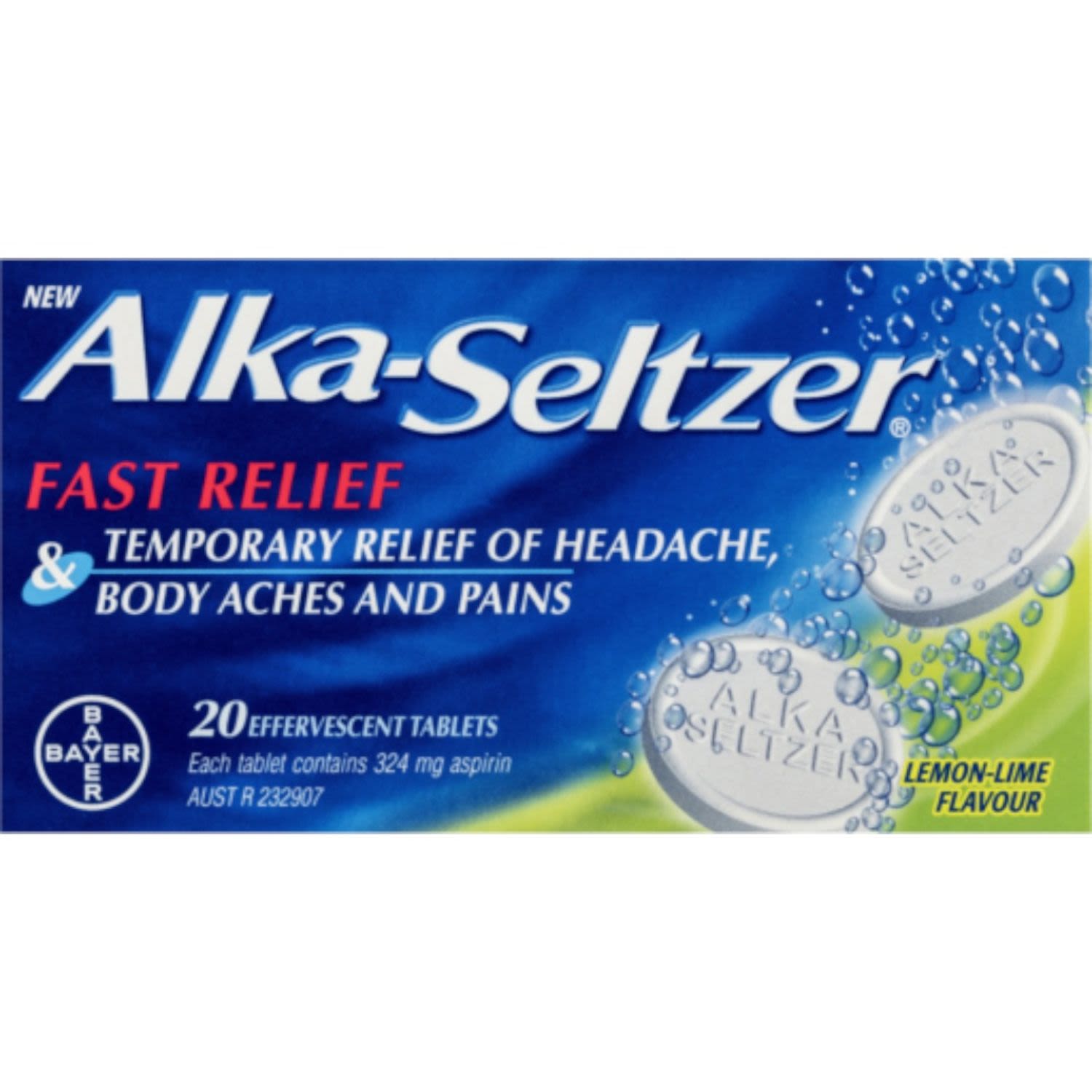 Alka Seltzer Lemon Tablet, 20 Each