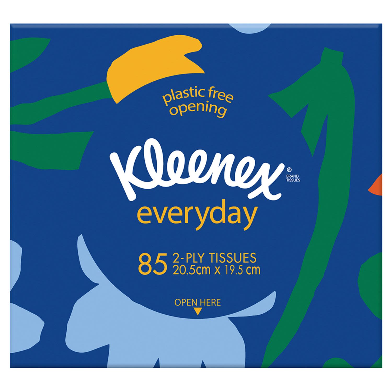 Kleenex Artist Edition Everyday Facial Tissues Cube, 85 Each