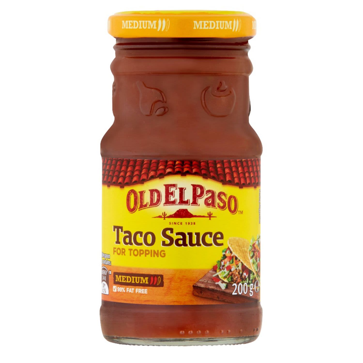 Old El Paso Medium Taco Sauce, 200 Gram