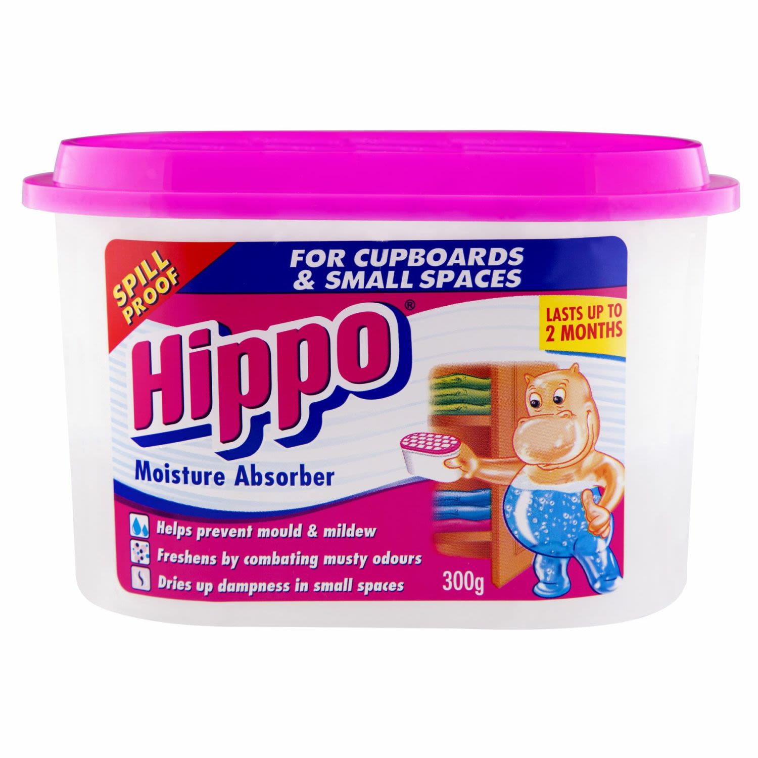 Hippo Closet Container Moisture Absorber Small Spaces, 300 Gram
