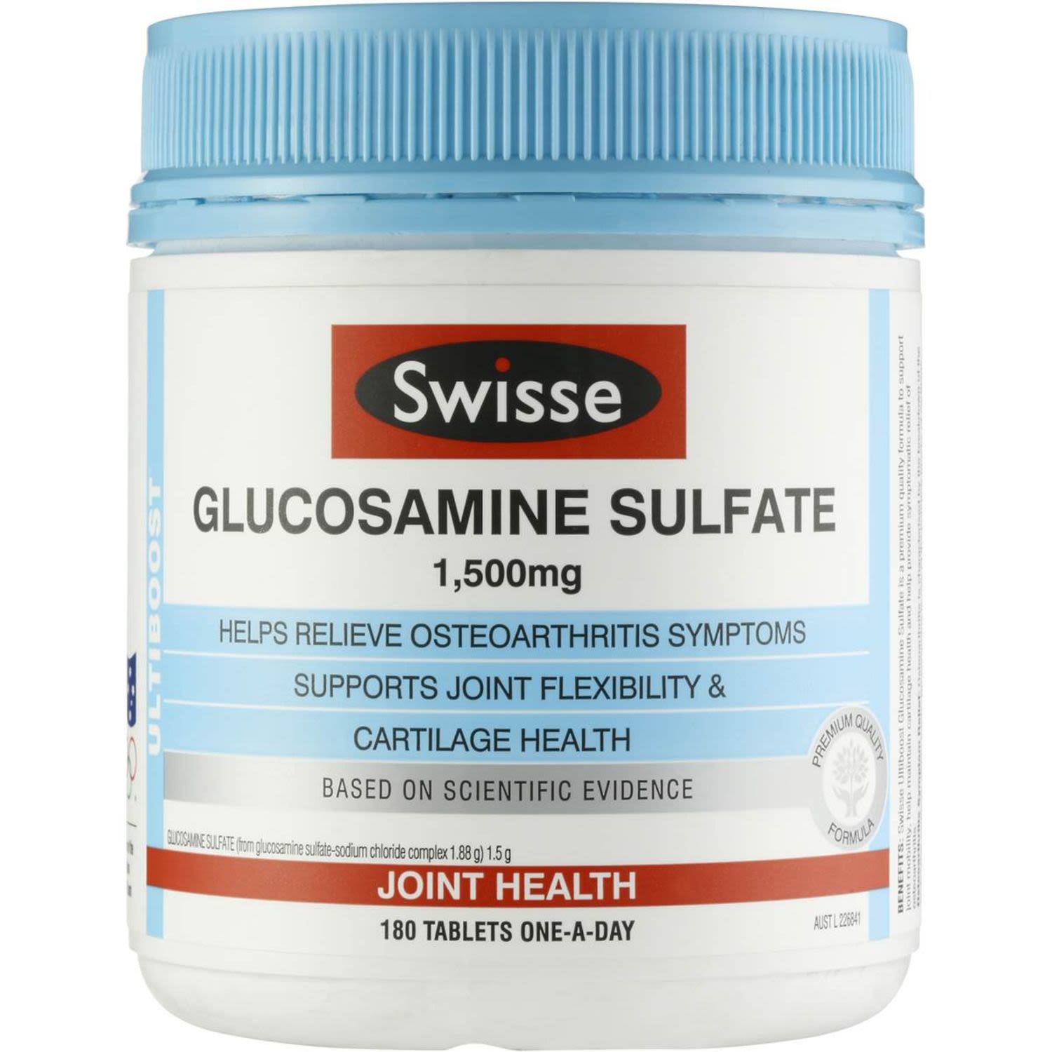 Swisse Glucosamine Sulfate 1500mg, 180 Each