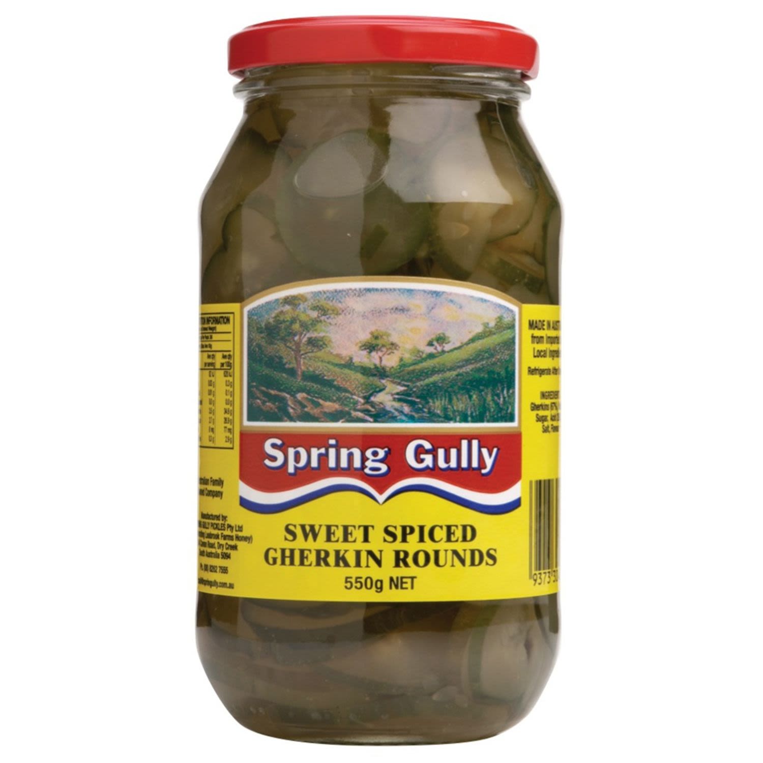 Spring Gully Gherkins Round