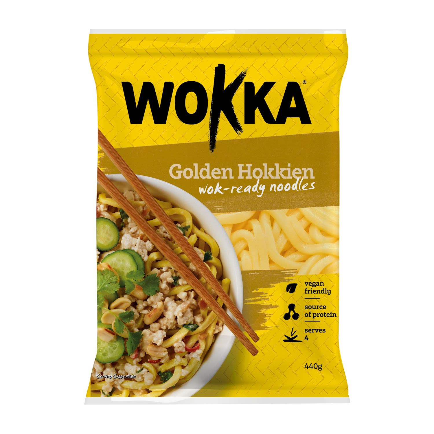 Wokka Noodles Golden Hokkien Shelf Fresh