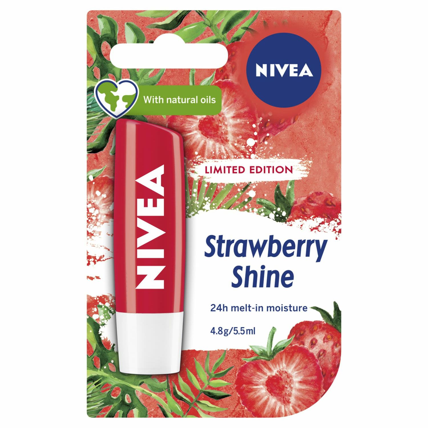 NIVEA Strawberry Shine, 4.8 Gram