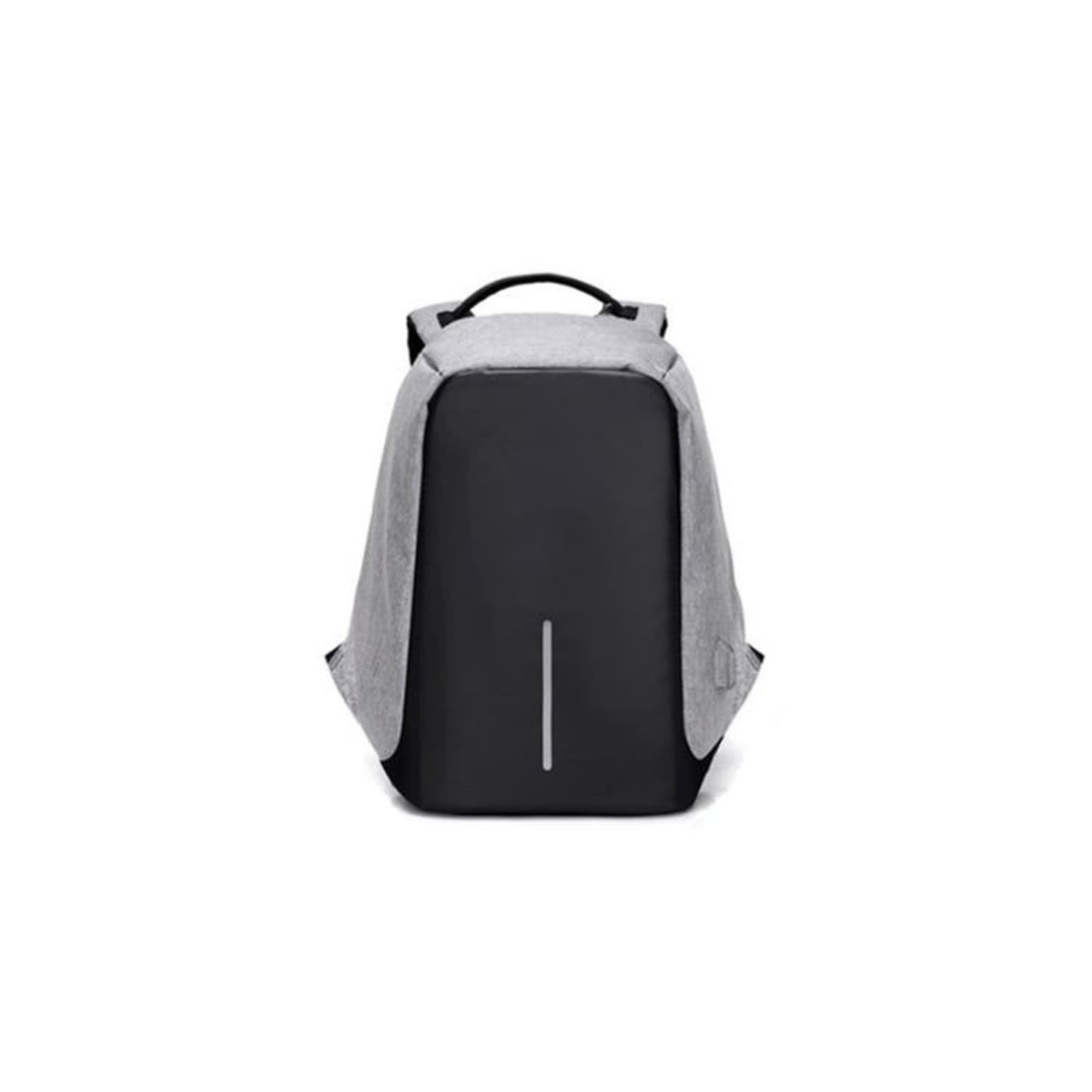 Milano Anti Theft Backpack With USB Port In Grey, 1 Each