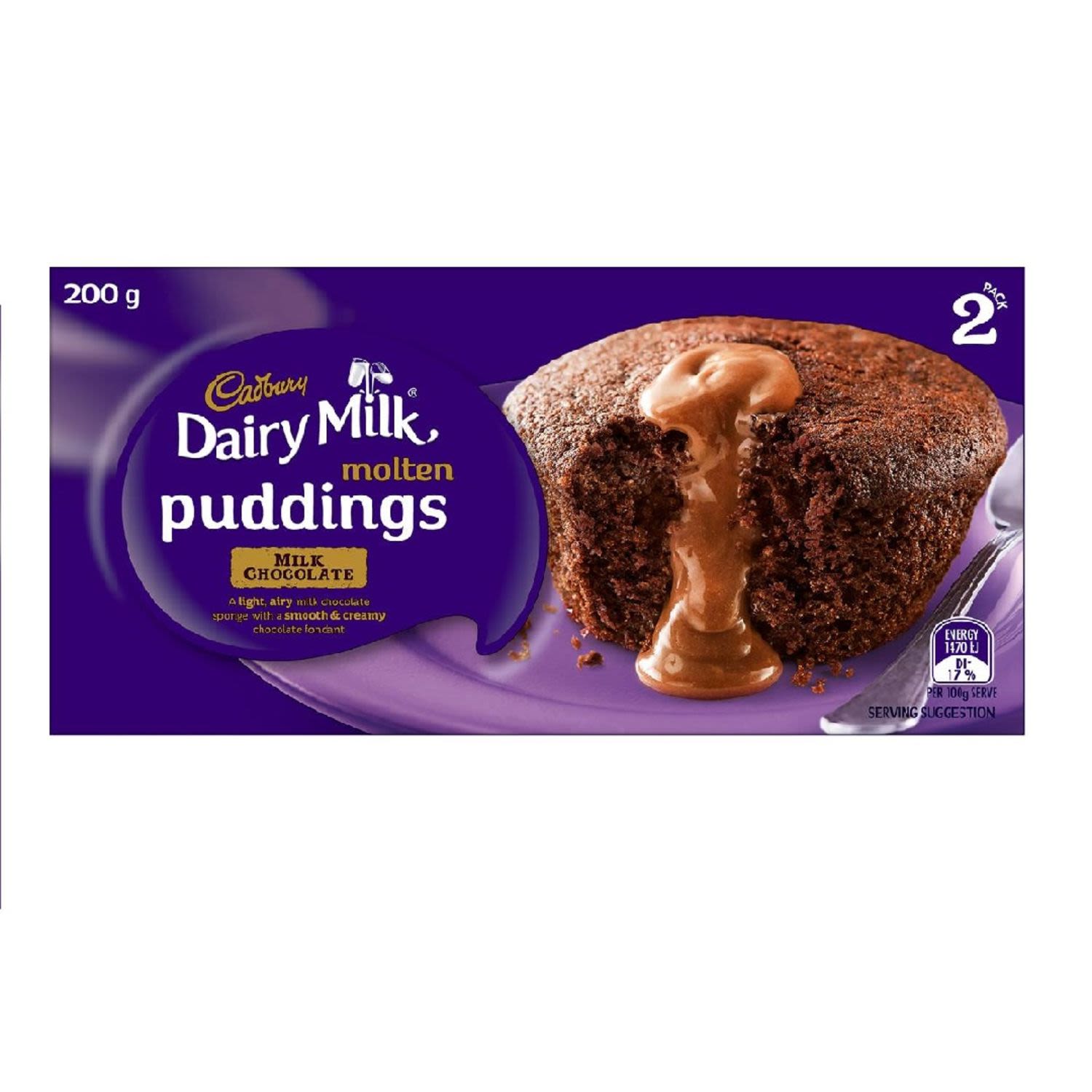 Cadbury Mini Chocolate Pudding, 2 Each