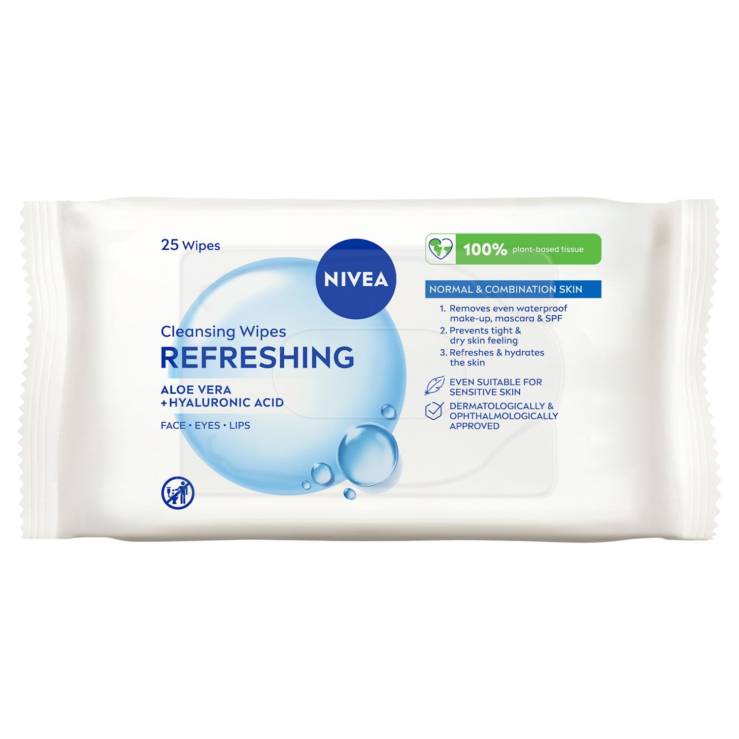  NIVEA 3in1 Refreshing Cleansing Wipes