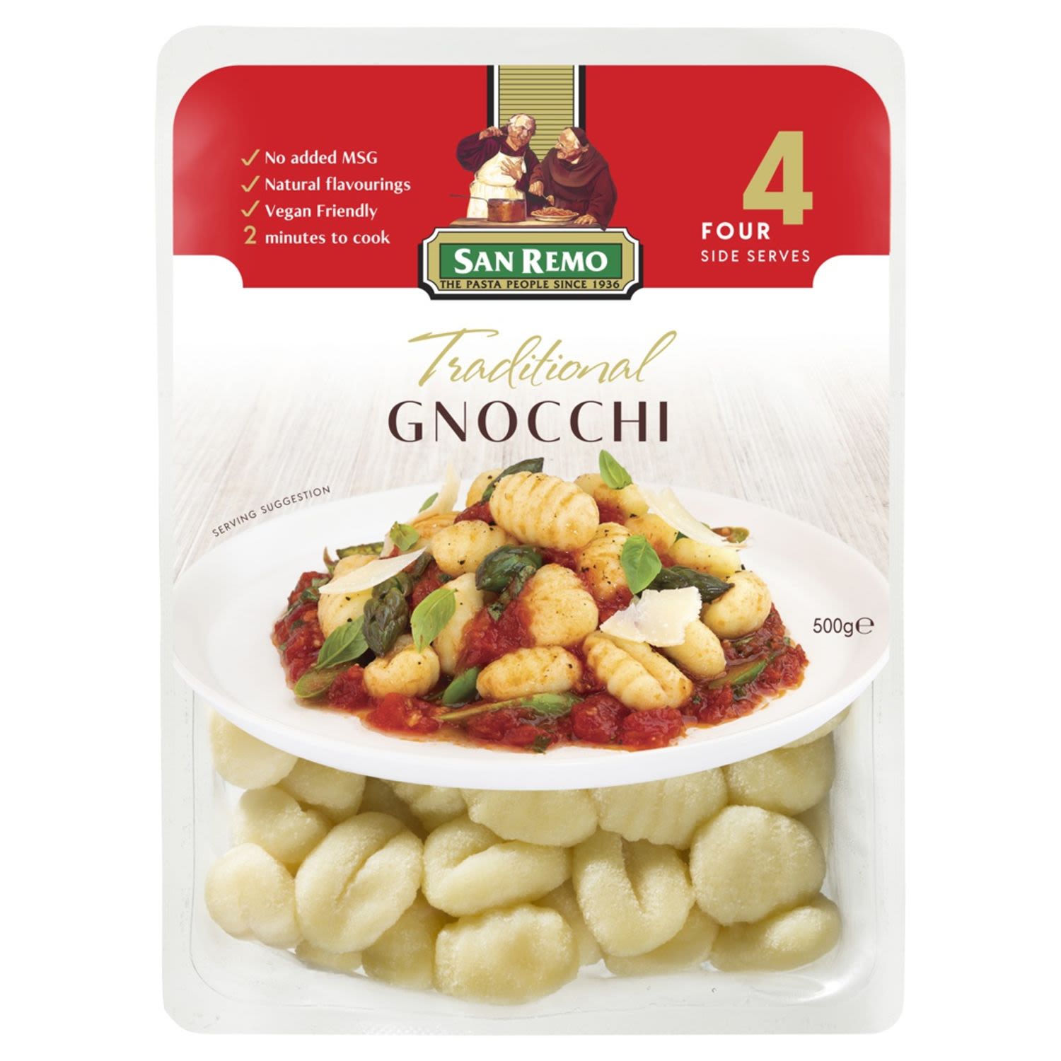 San Remo Traditional Gnocchi, 500 Gram