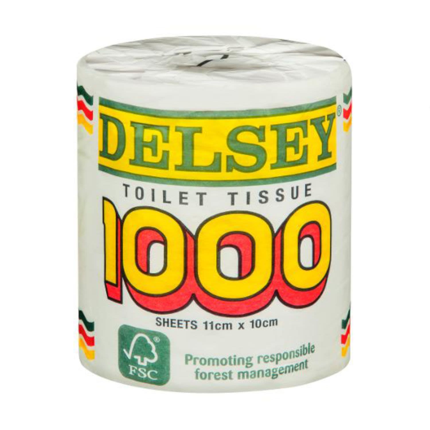 Delsey Toilet Tissue 1000 Sheets, 1 Each