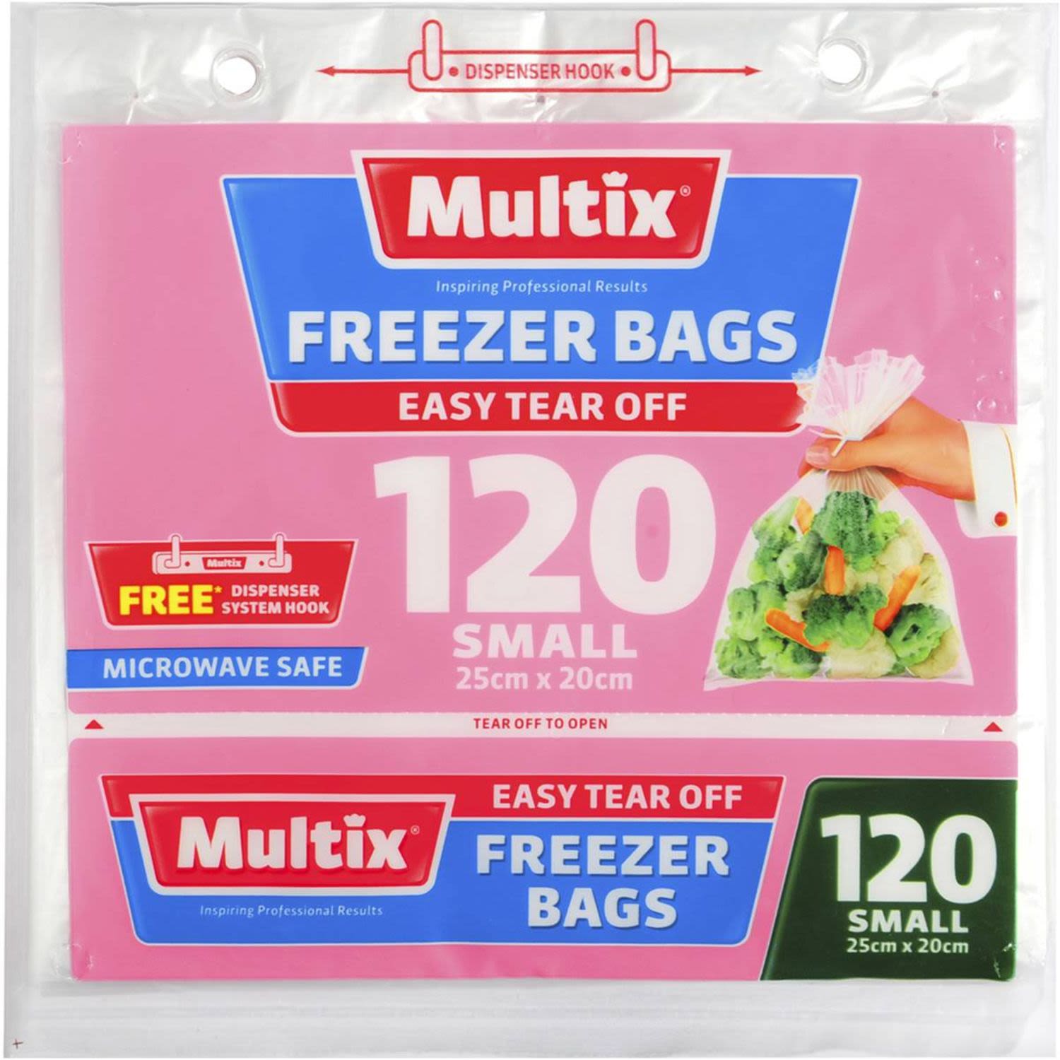 Multix Small Freezer Bags, 120 Each