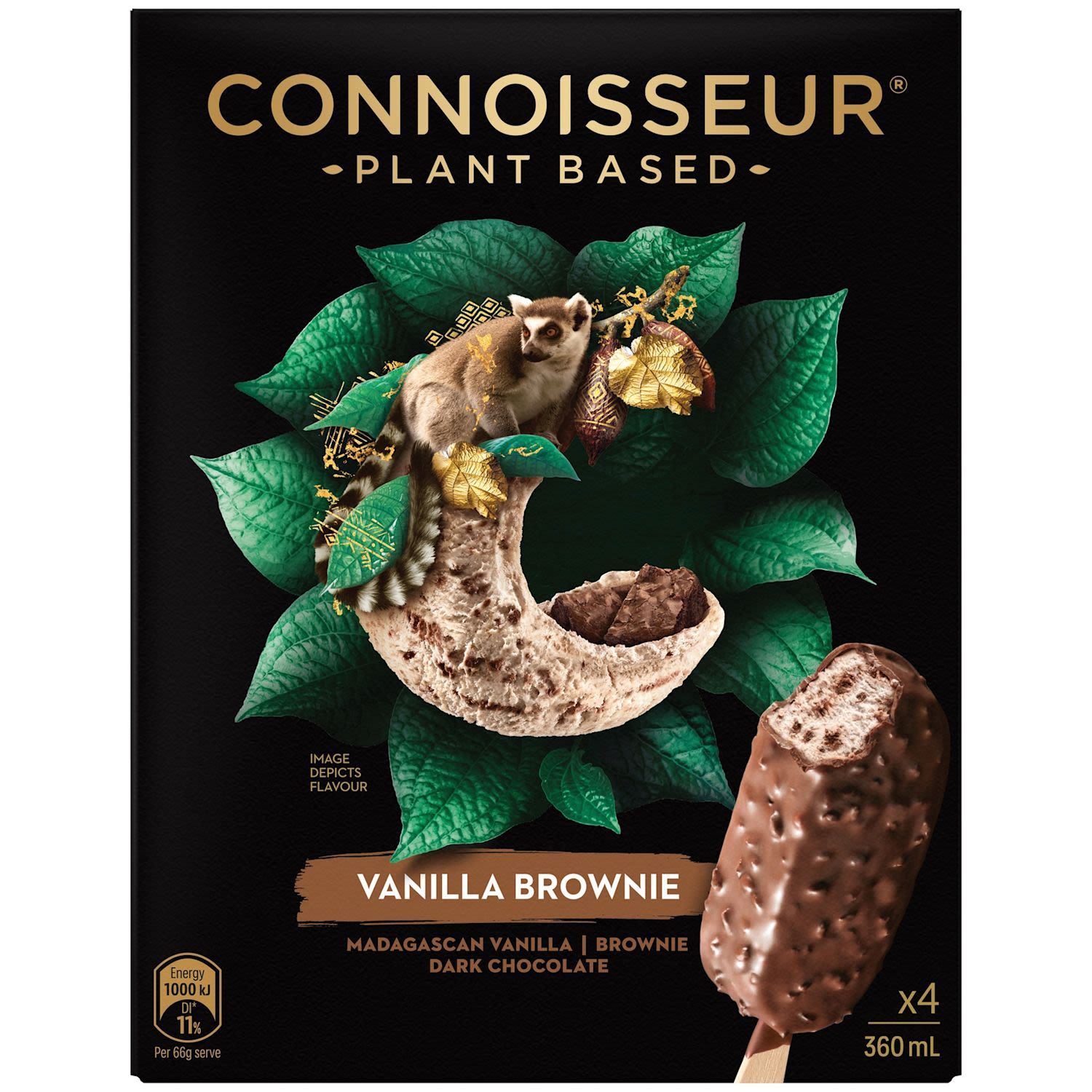 Connoisseur Multipack Vanilla Chocolate Brownie