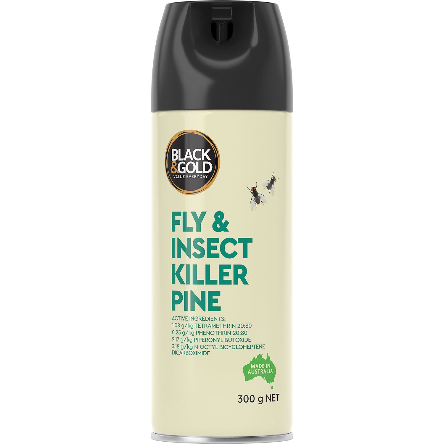 Black & Gold Fly Spray Pine
