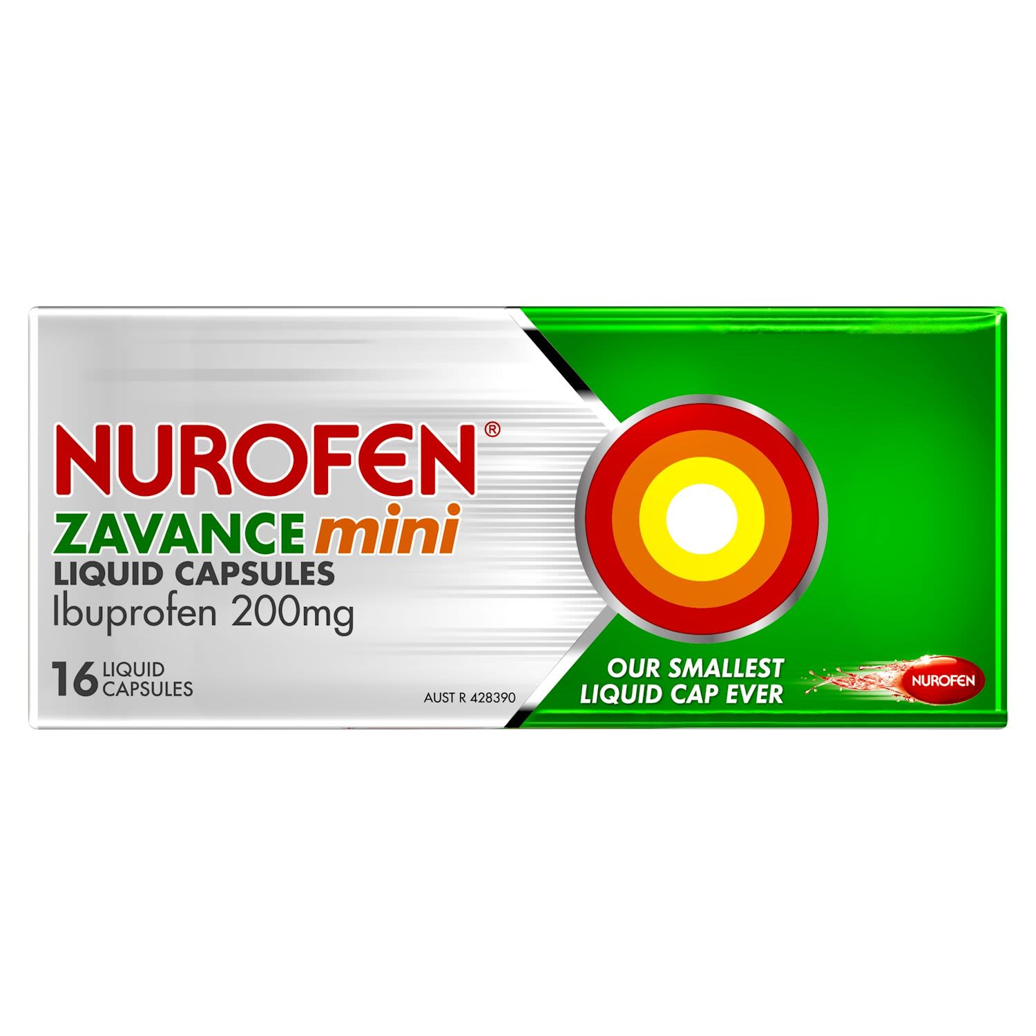 Nurofen Zavance Ibuprofen Mini Liquid Capsules