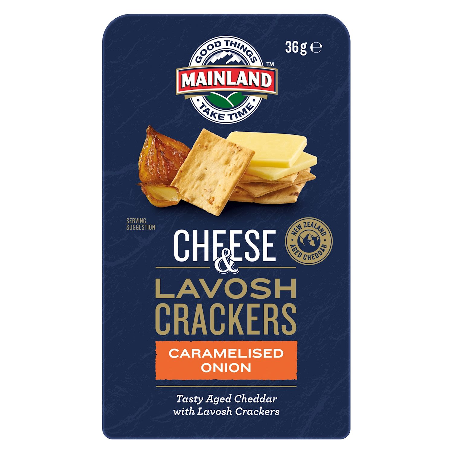 Mainland Cheese & Lavosh Crackers Caramelised Onion