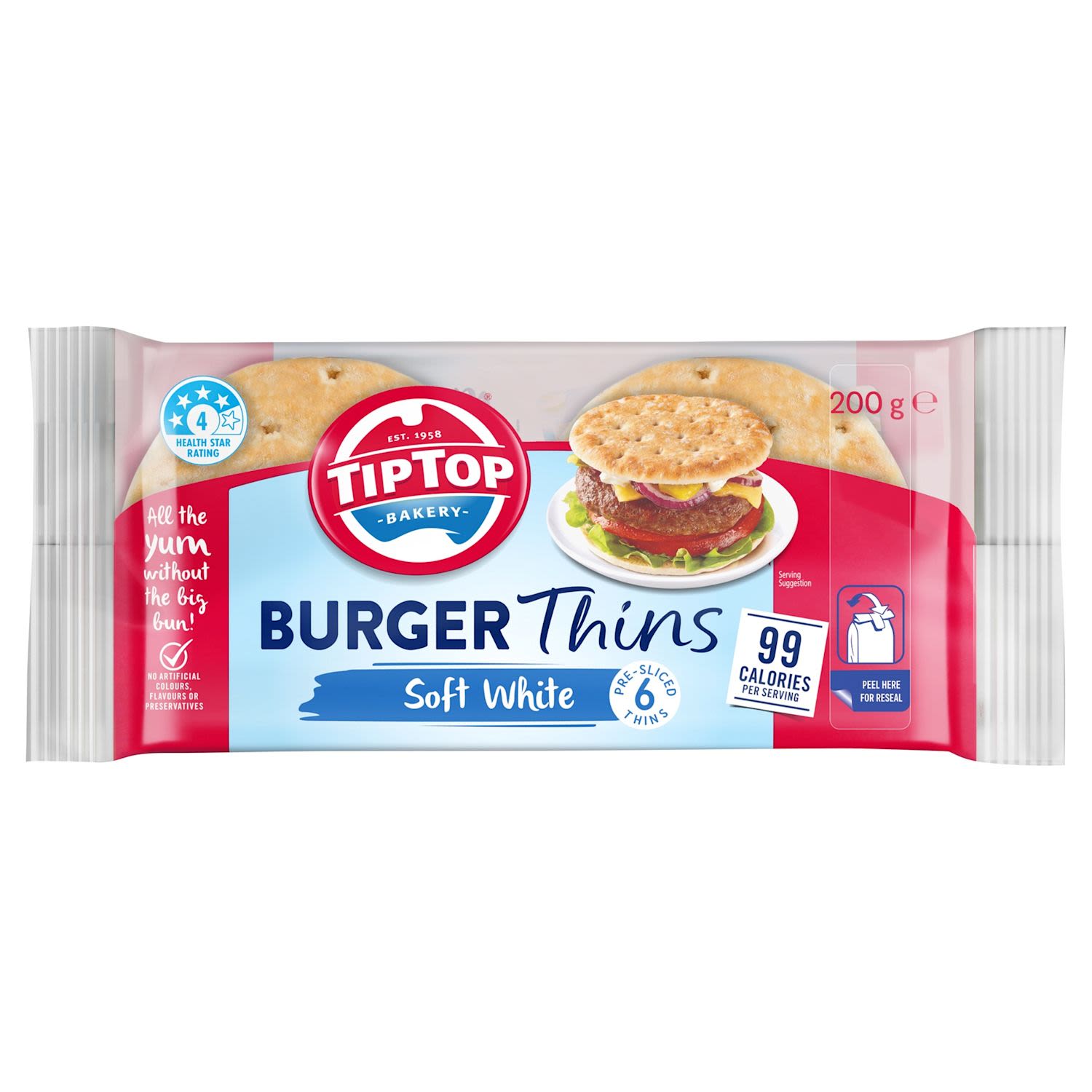 Tip Top Burger Thins
