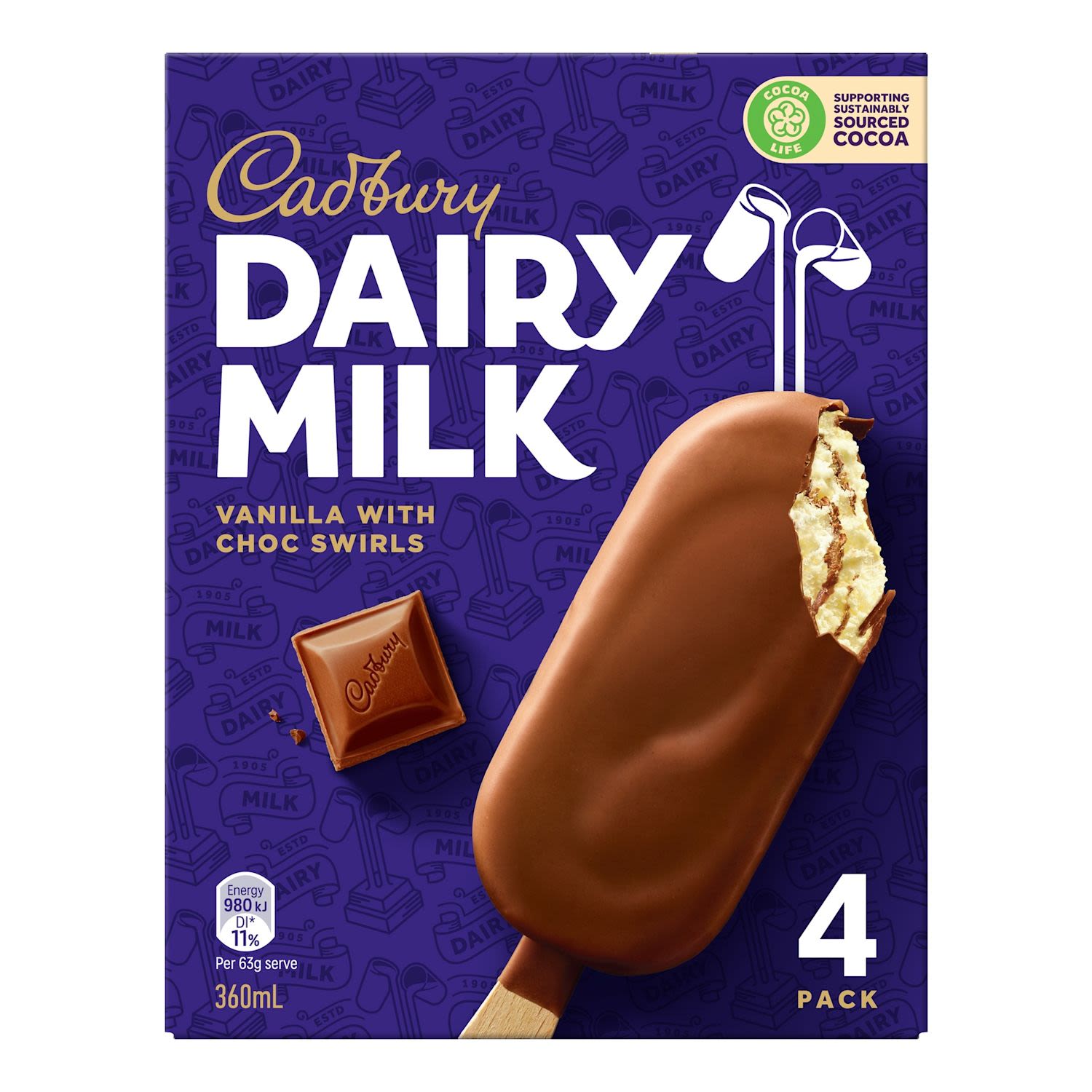 Cadbury Dairy Milk Vanilla