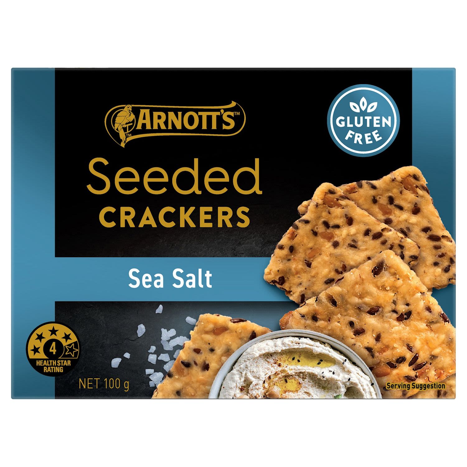 Arnott's Gold Label Crackers Seed Salt