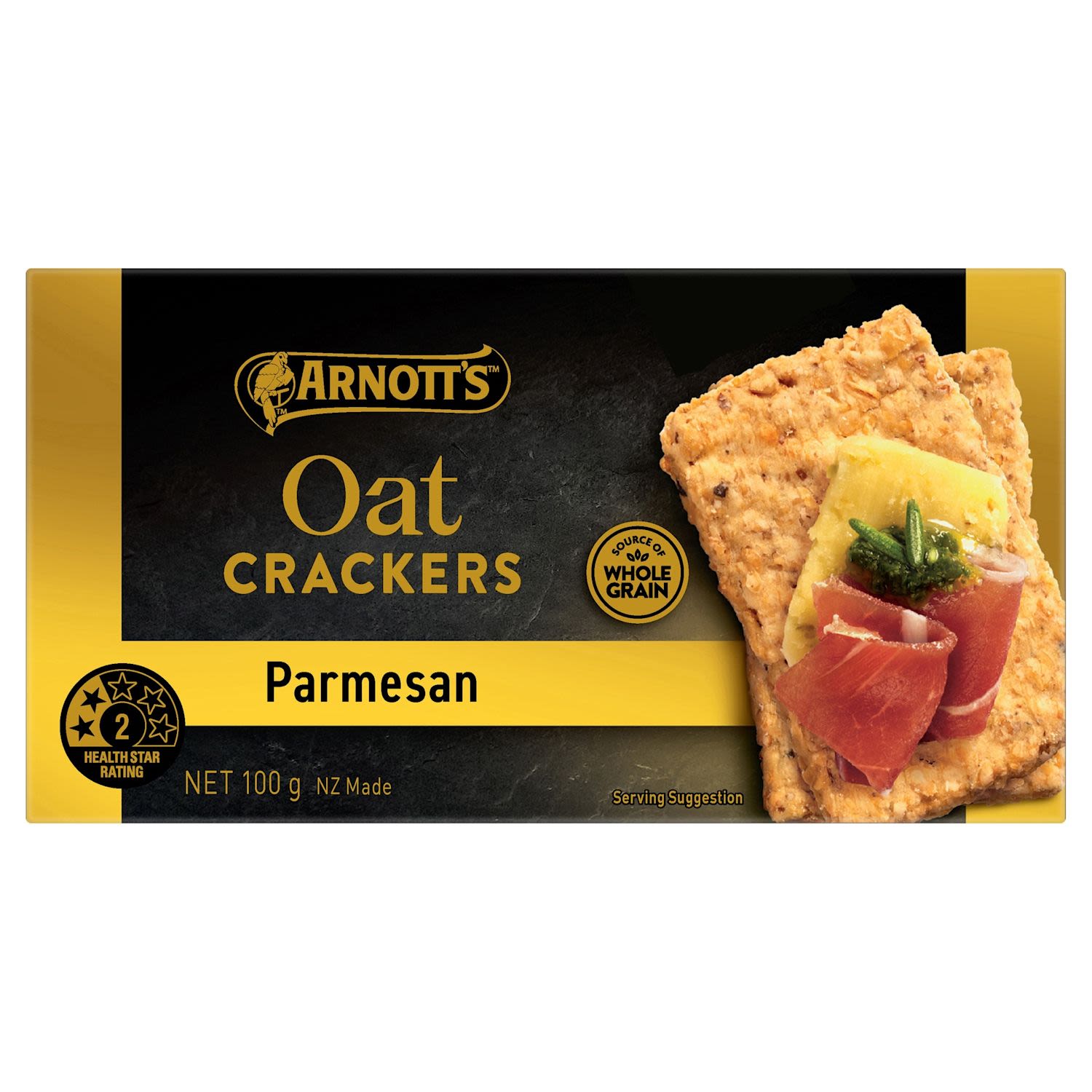 Arnott's Gold Label Crackers Parmesan Oat