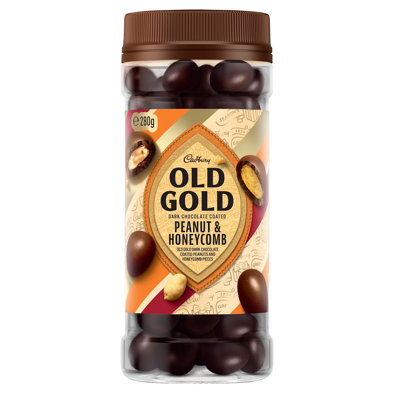 Cadbury Old Gold Dark Chocolate Coated Peanut & Honeycomb