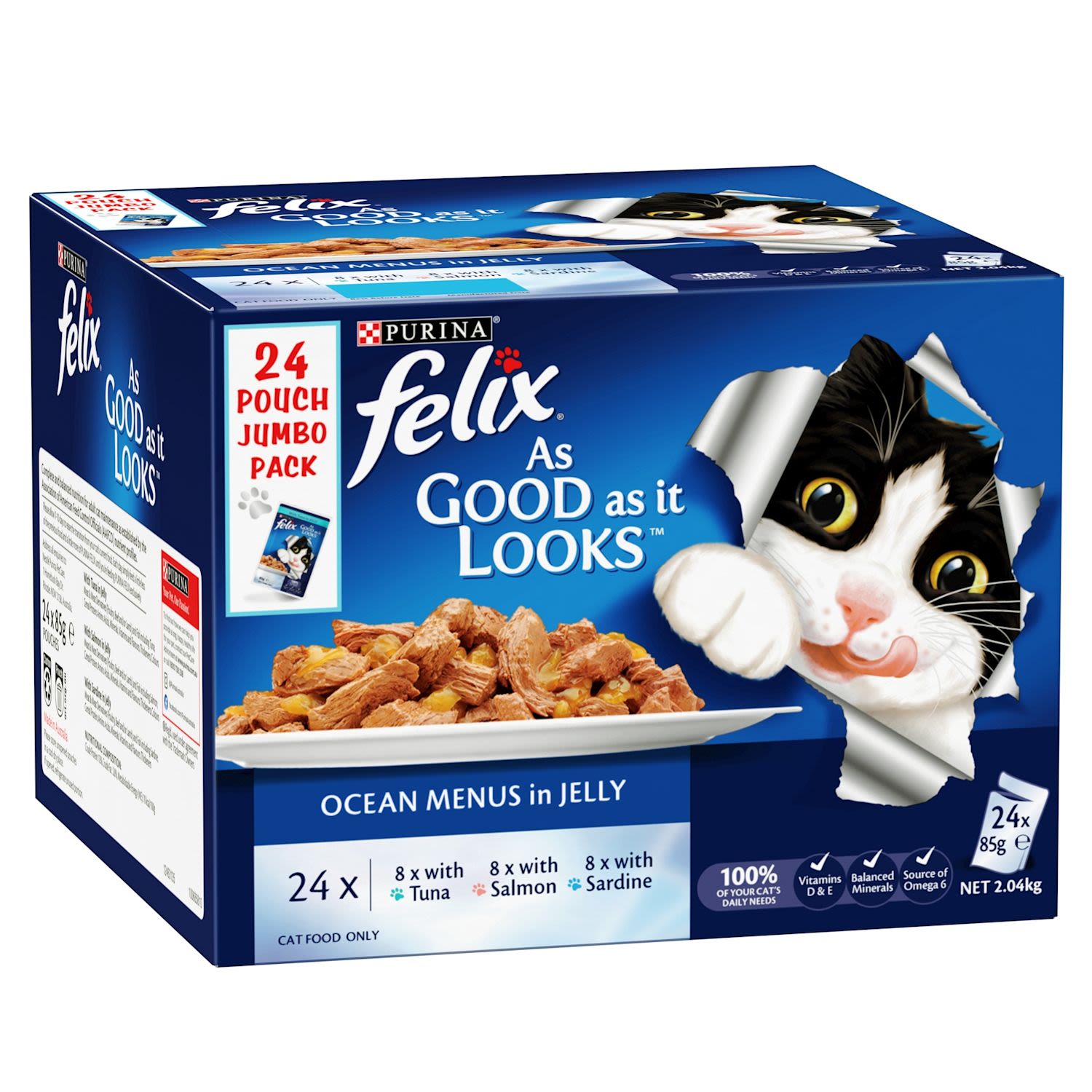 Felix Adult As Good as it Looks Ocean Menus in Jelly Wet Cat Food