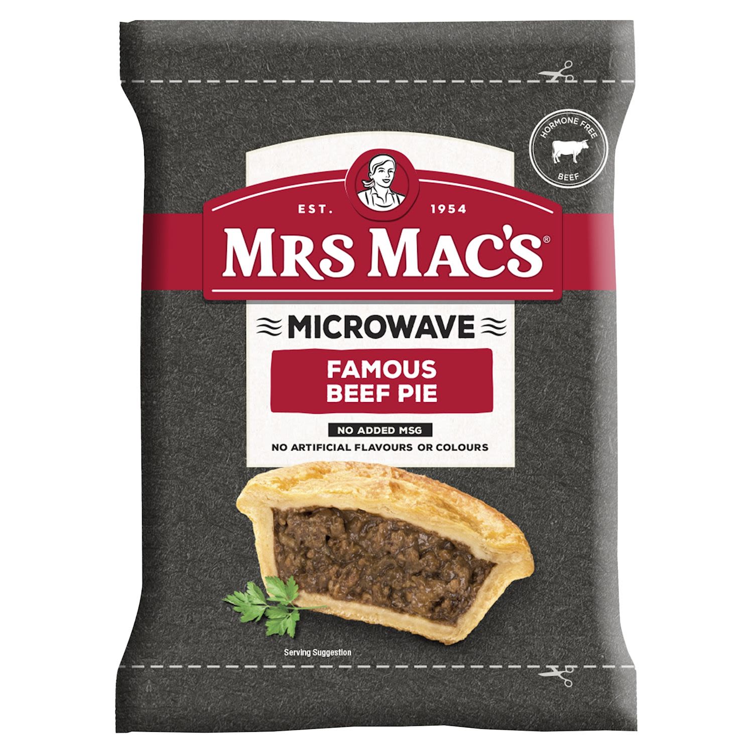 Mrs Mac's Microwave Beef Pie