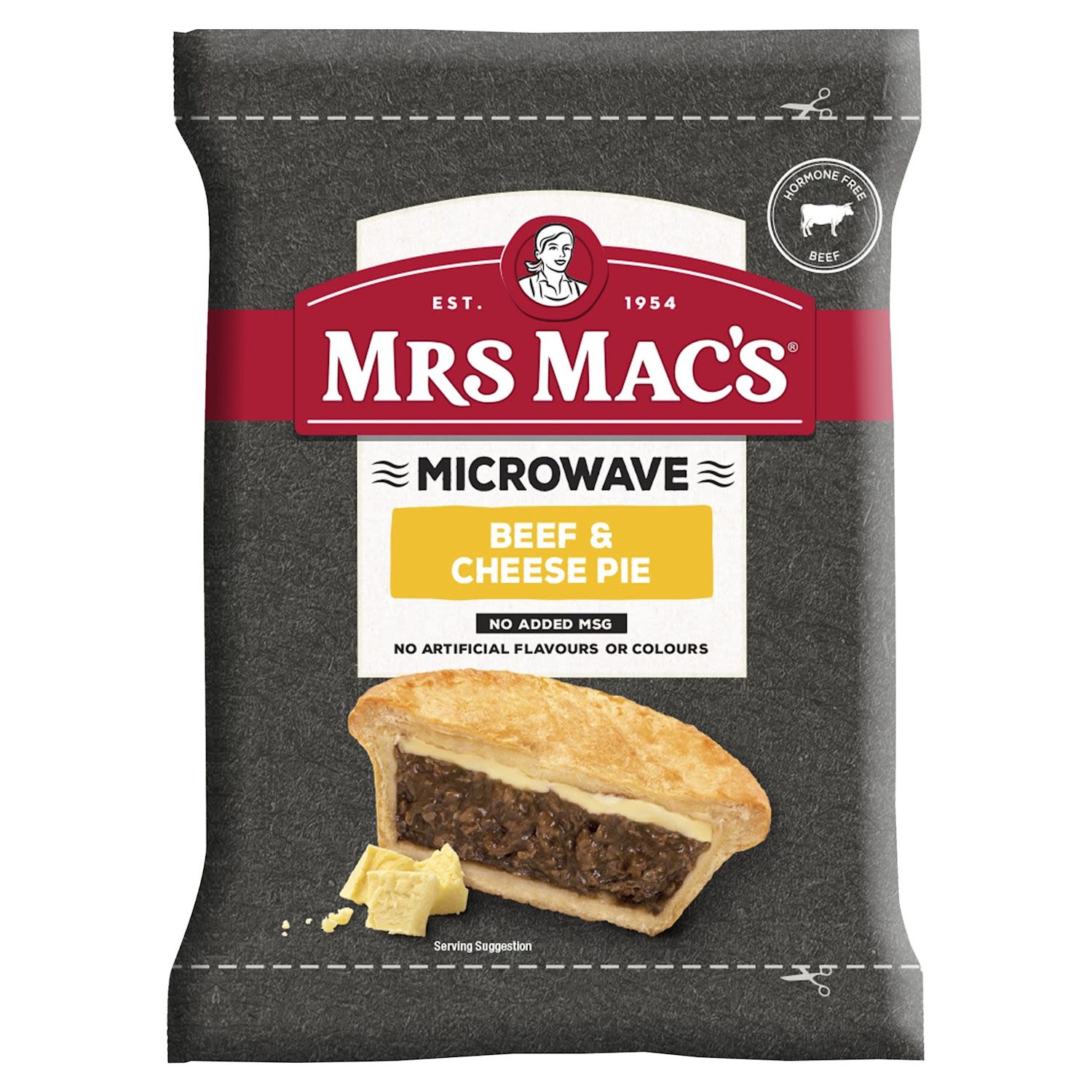 Mrs Mac's Microwave Beef & Cheese Pie