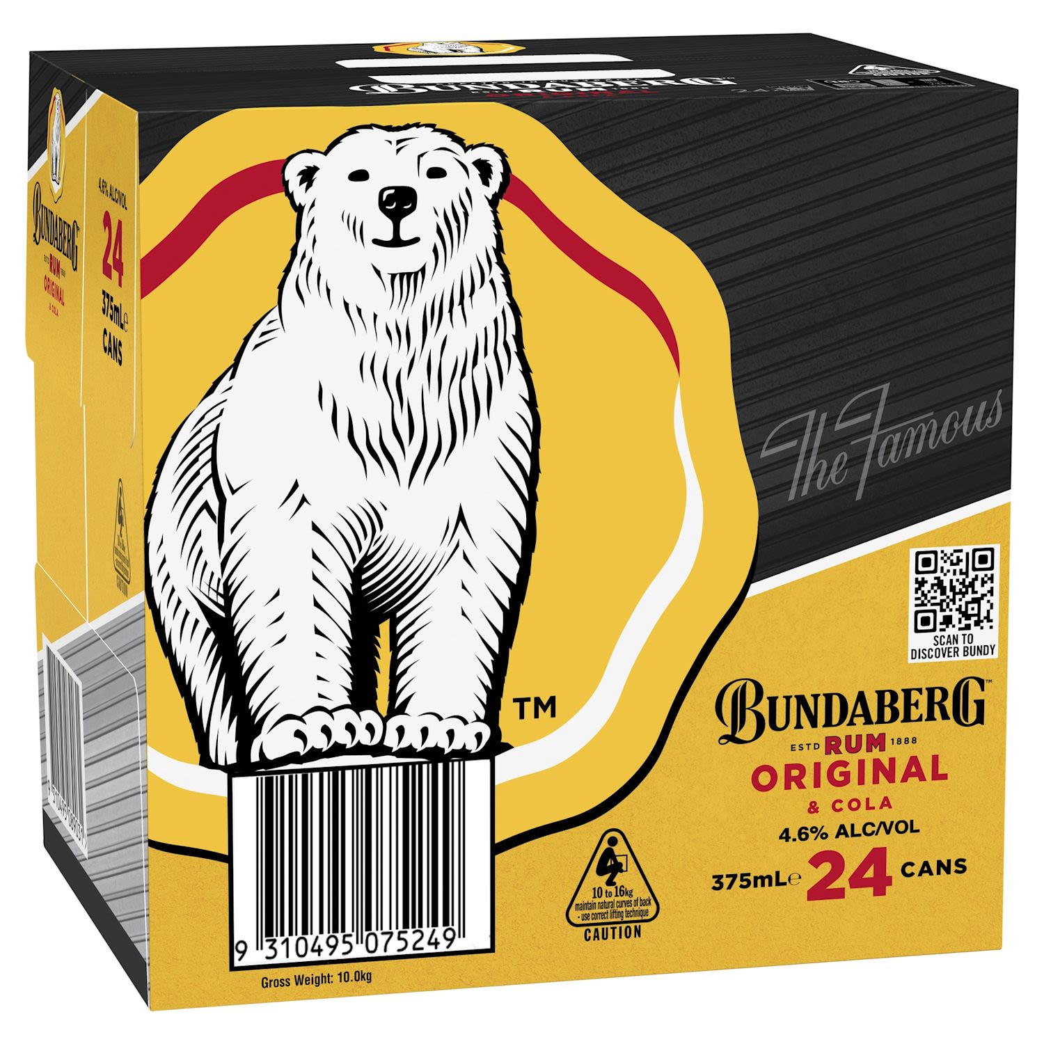 Bundaberg Original Rum & Cola Can Cube