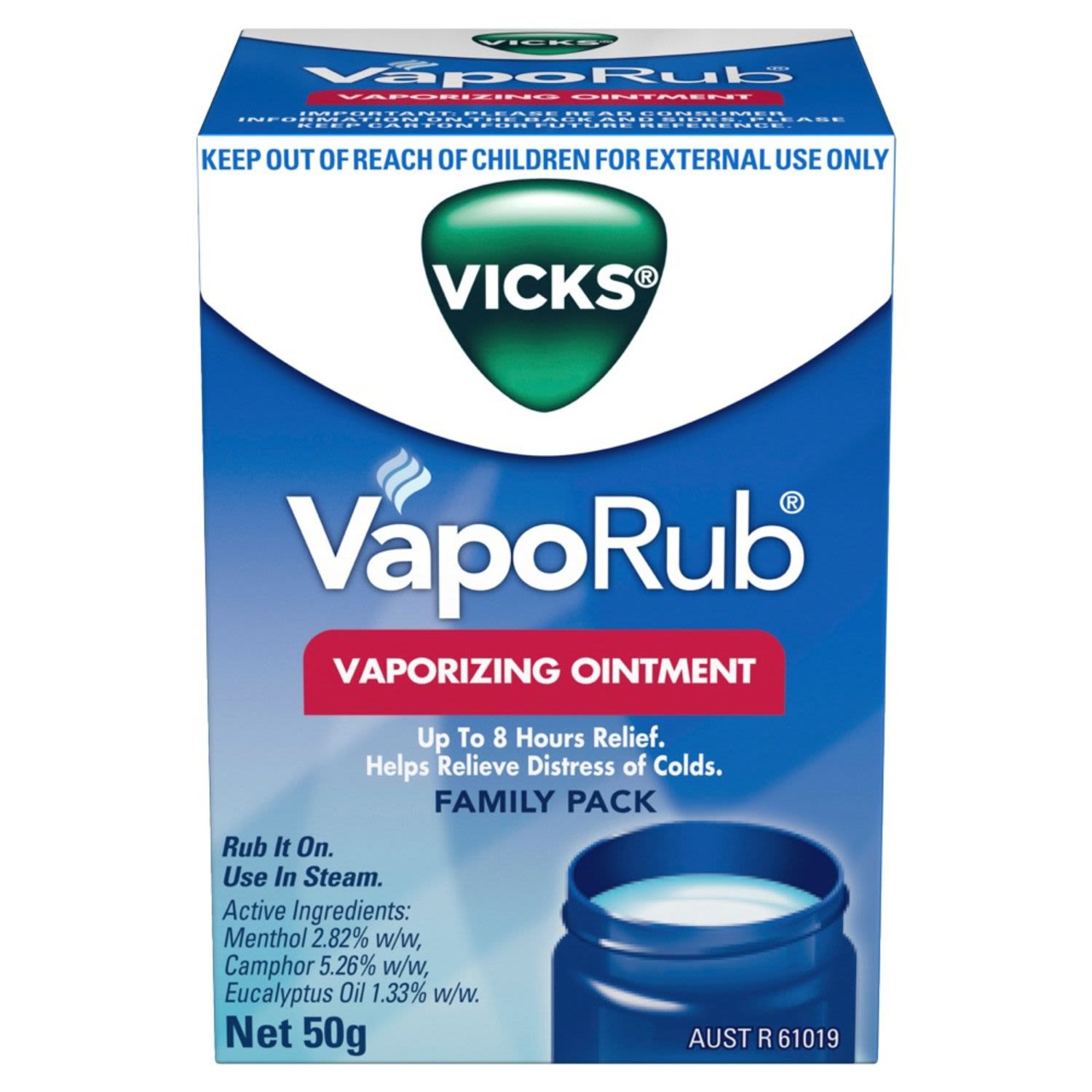 Vicks VapoRub Ointment Decongestant Chest Rub