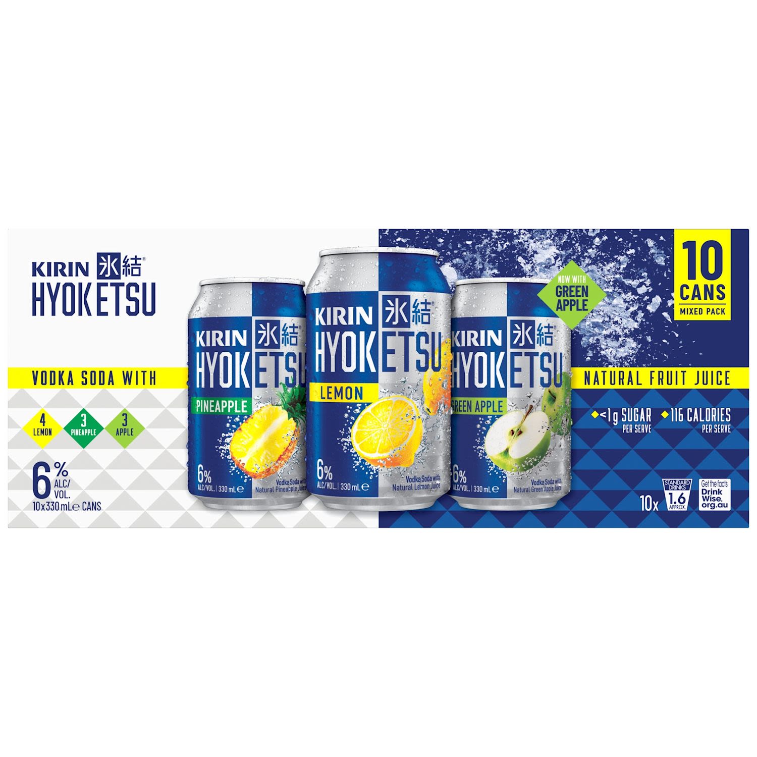 Kirin Hyoketsu Mixed Pack 6% 330mL 