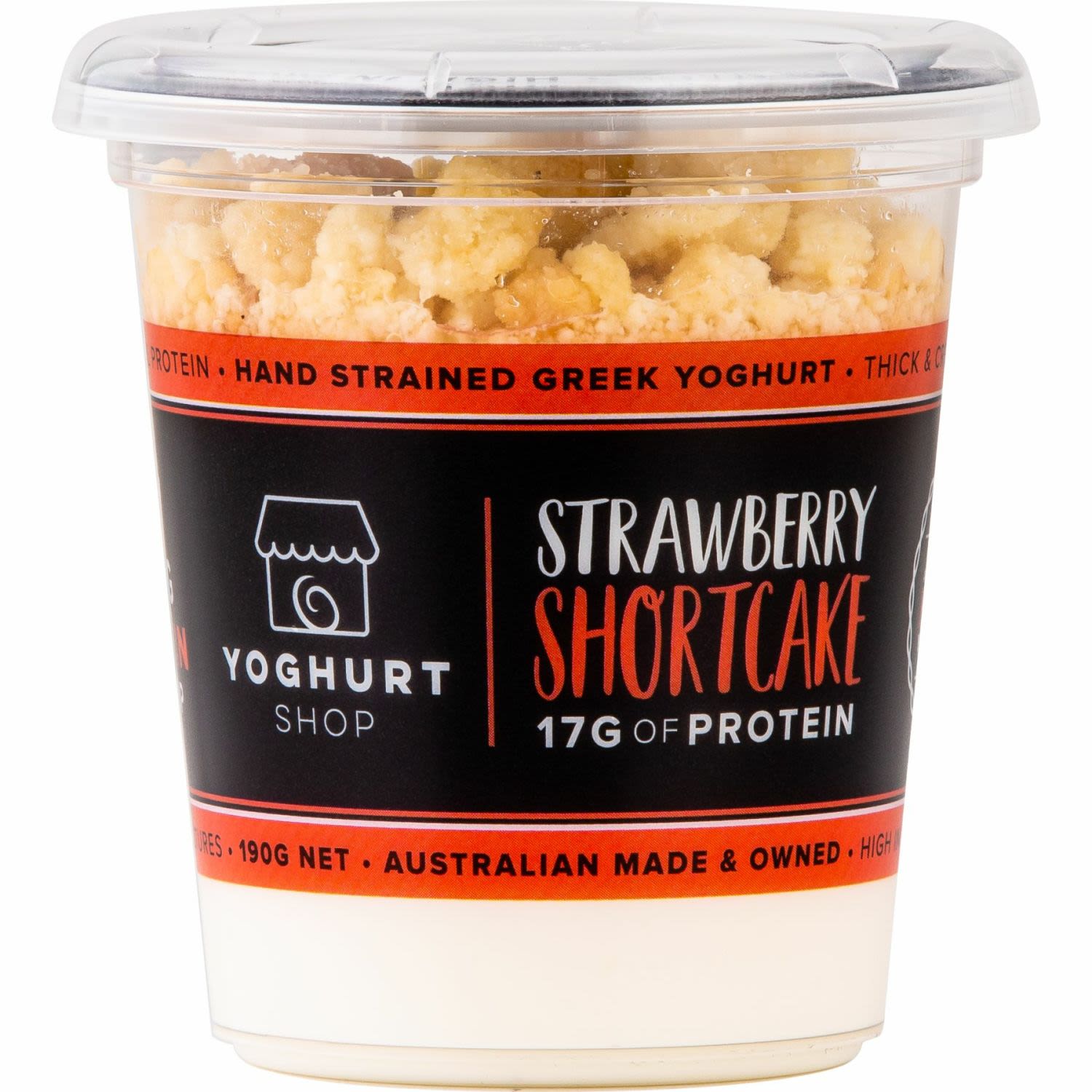 The Yoghurt Shop Strawberry Shortcake Greek Yoghurt