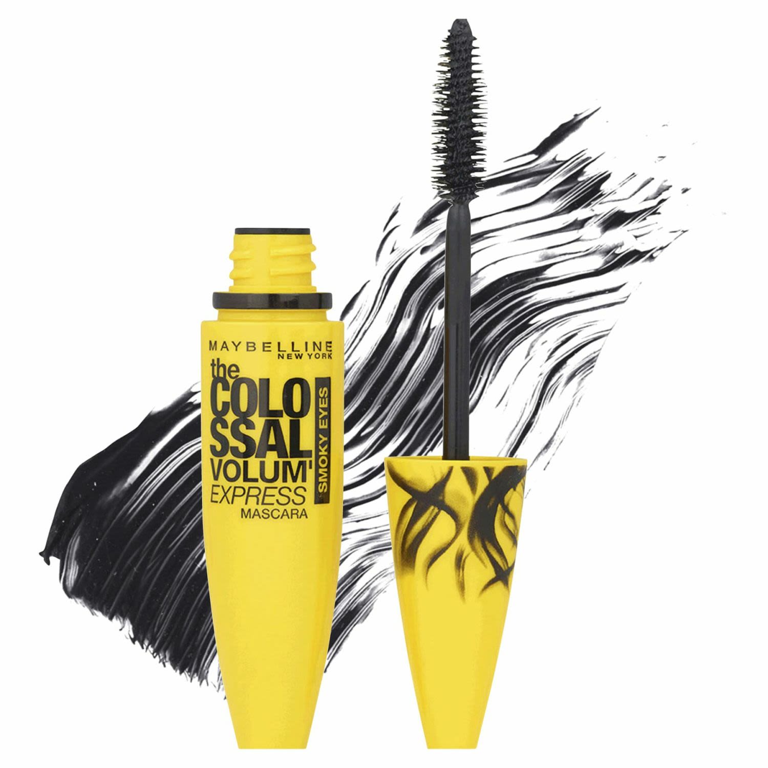 Volumizing black mascara coats the lashes with an intense black matte finish.  The oversized mega brush delivers big bold volume with one coat, without clumping.  Our smoky formula creates intensely black lashes for a black kohl effect.<br /> <br />