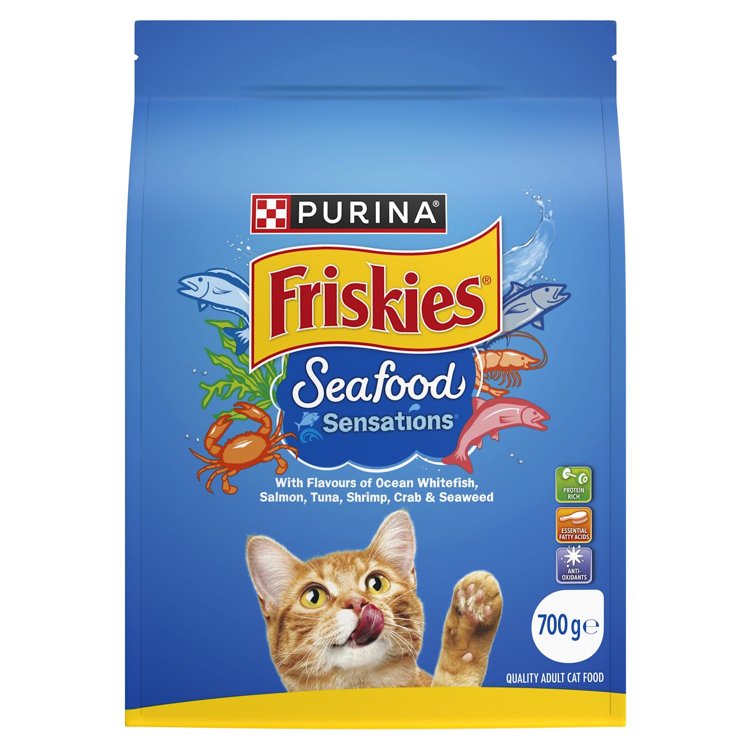 Purina Friskies Adult Pet Food Seafood Sensations