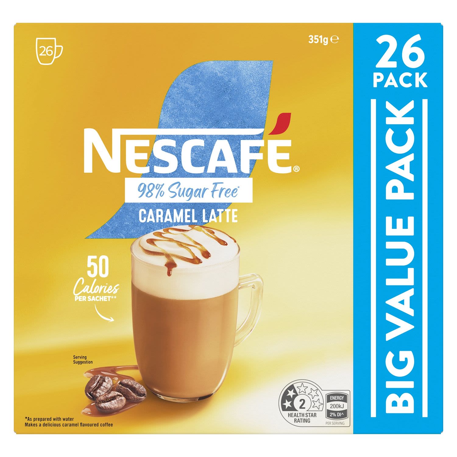 Nescafe Gold Cappuccino 98% Sugar Free Caramel