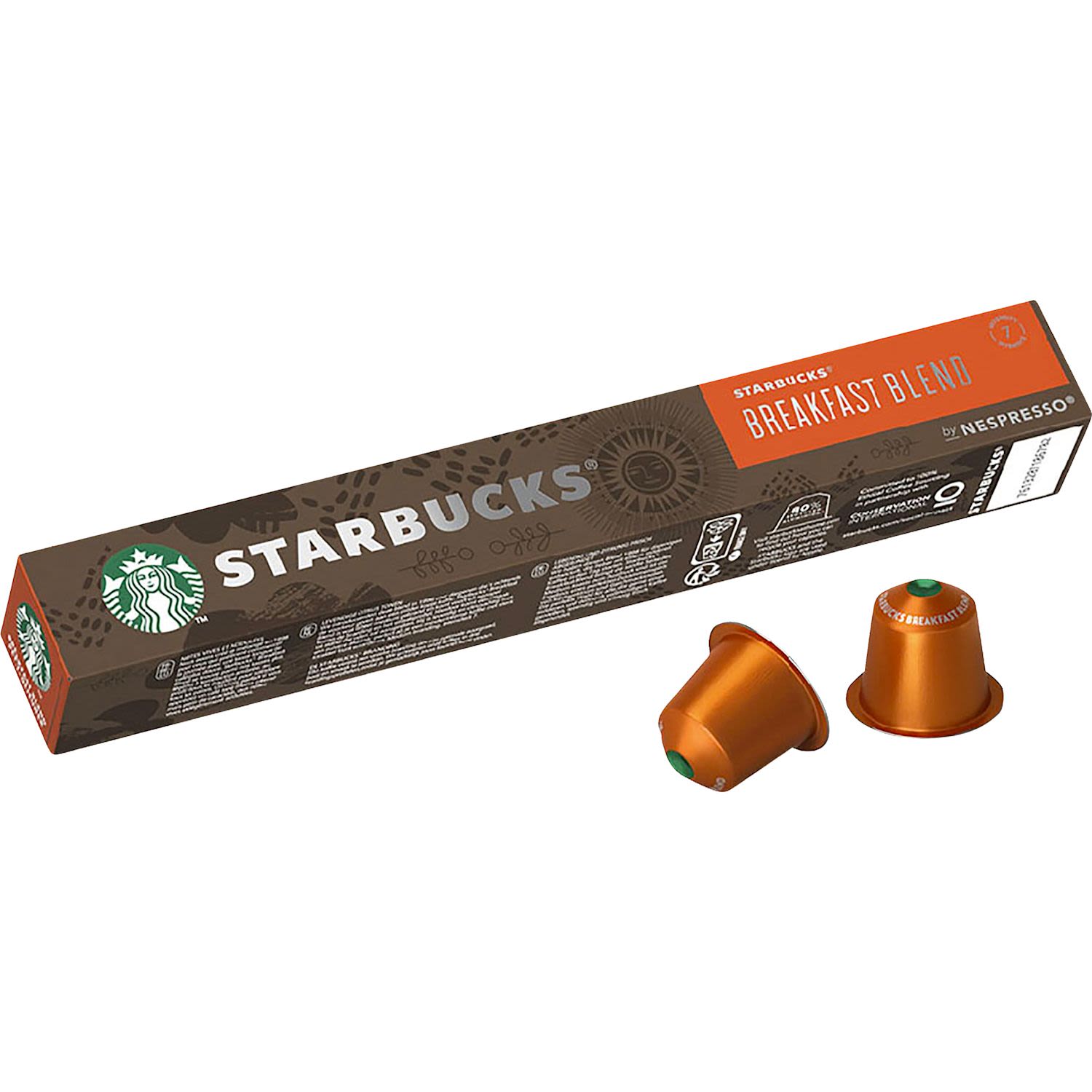 STARBUCKS Breakfast Blend by NESPRESSO Medium Roast Coffee Pods 56g IGA Shop Online