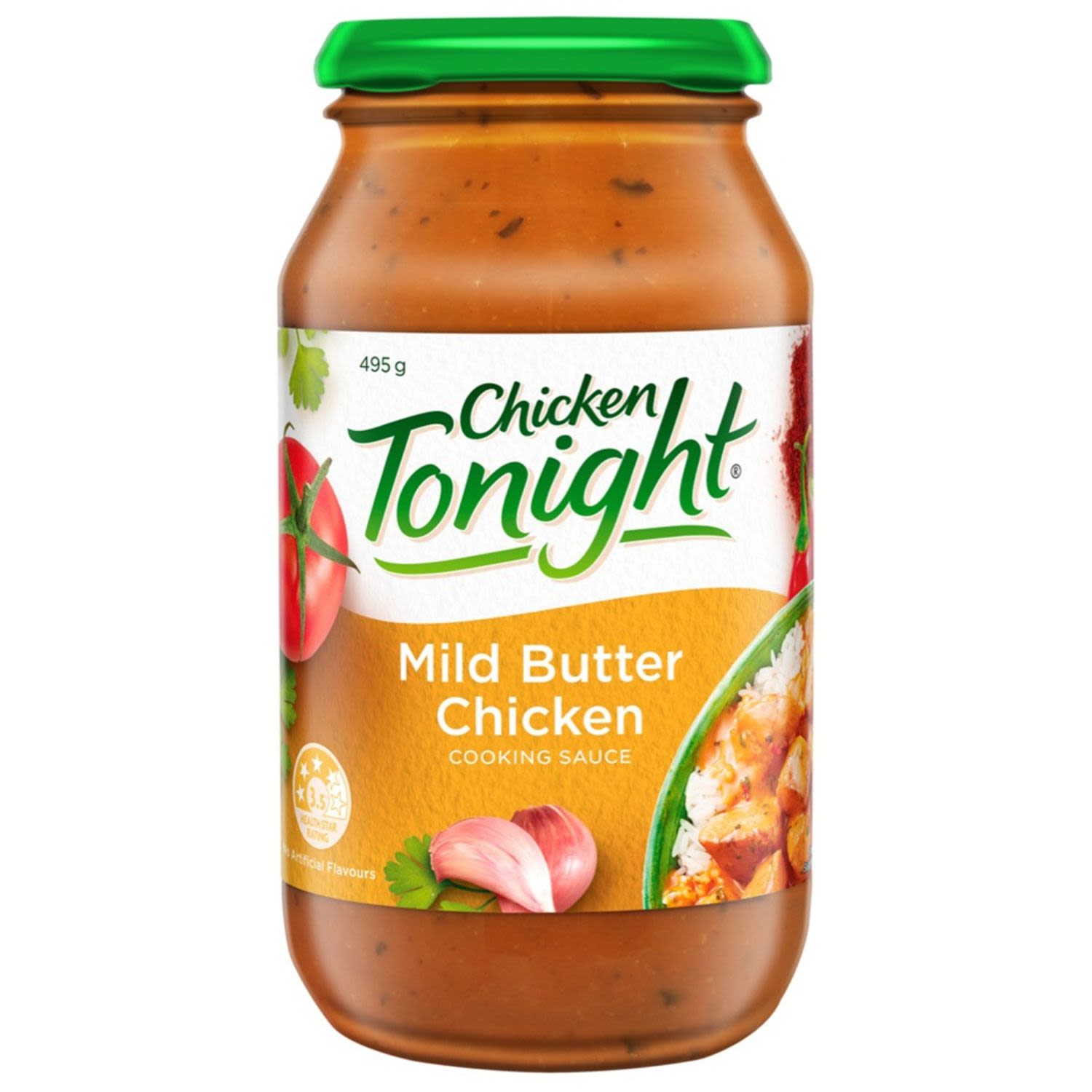 Chicken Tonight Mild Butter Chicken Simmer Sauce, 495 Gram