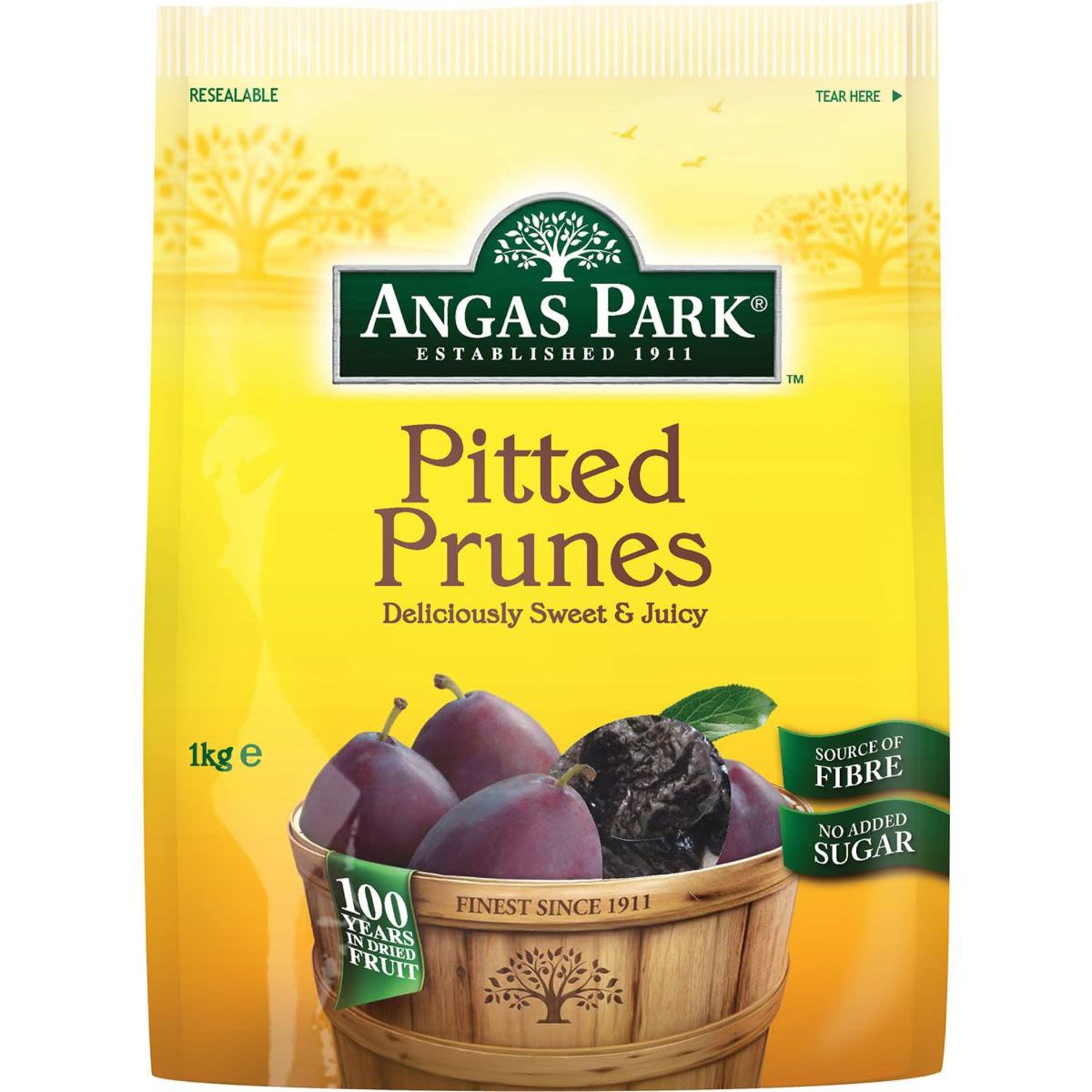 Angus Park Pitted Prunes, 1 Kilogram