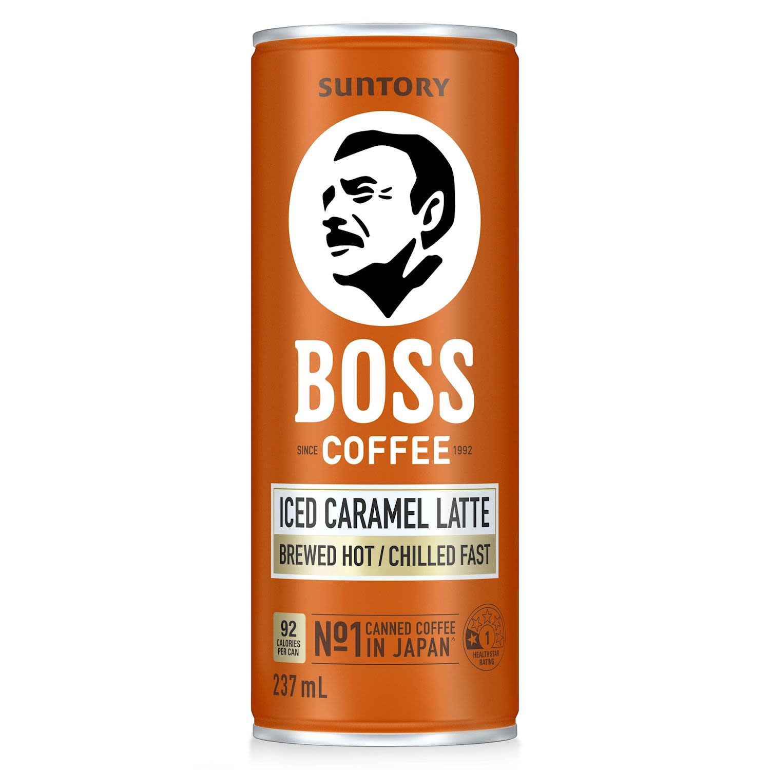 Boss Coffee Drink Iced Caramel Latte