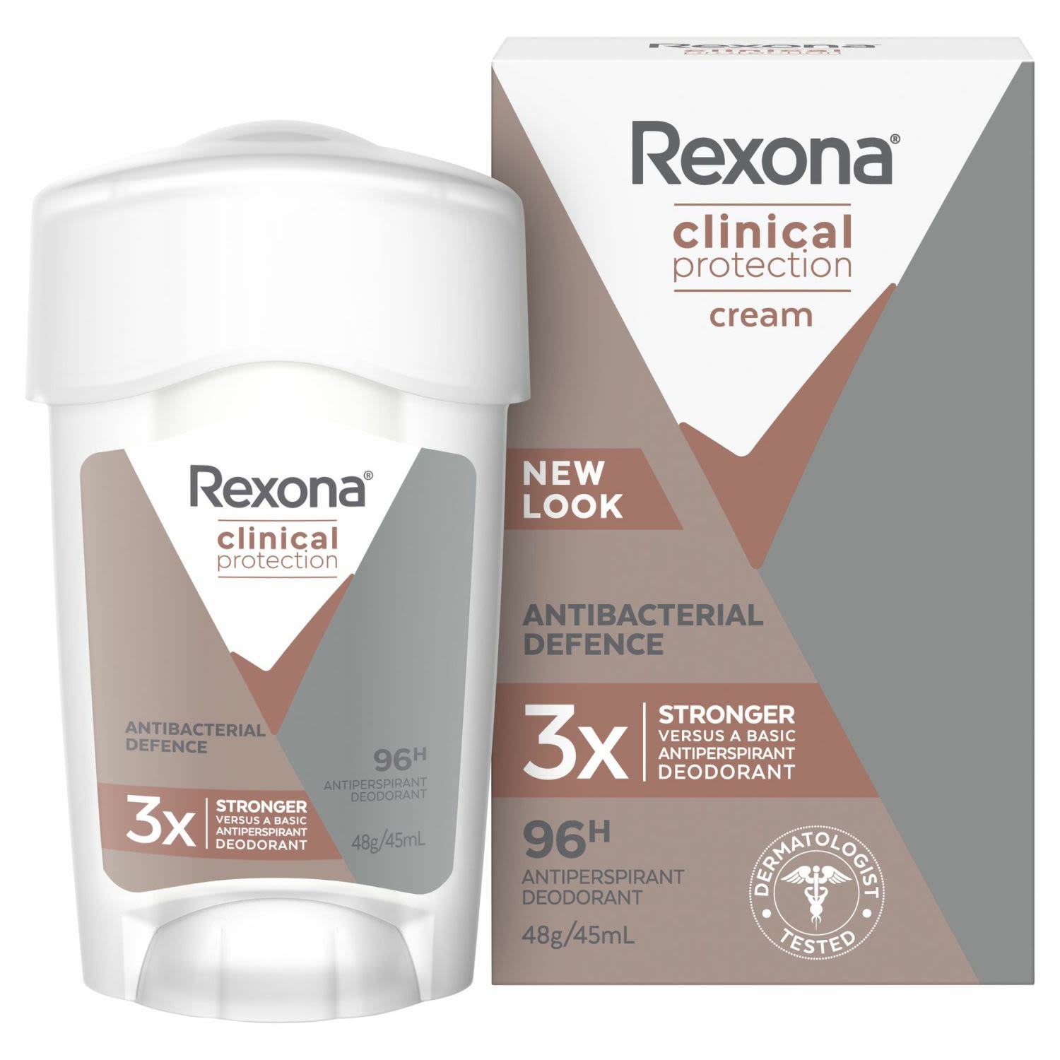 Rexona Women Clinical Protection Antiperspirant Deodorant Antibacterial Defence, 45 Millilitre